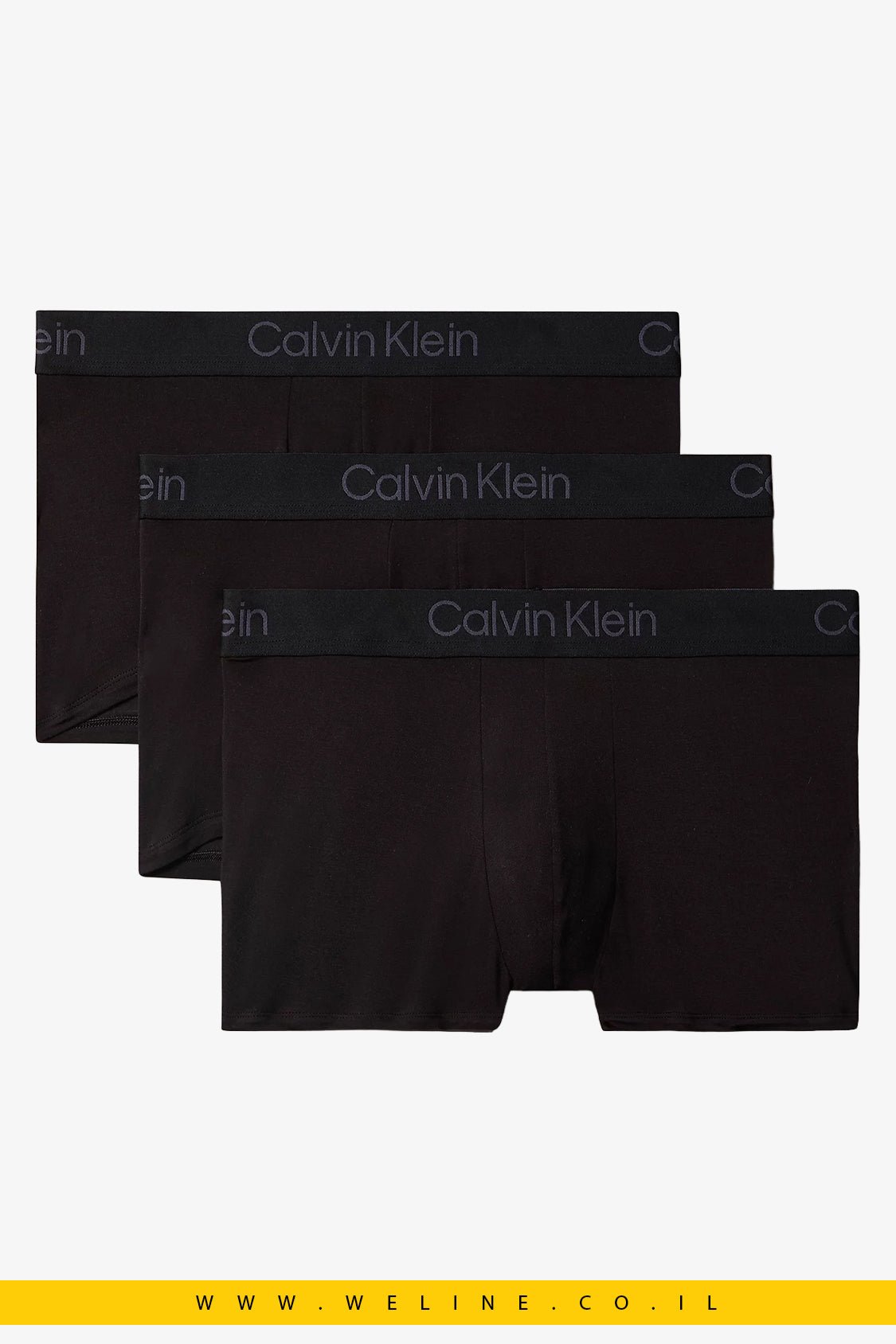 סט 3 תחתוני טרנקס לגברים – Ultra Soft Modal | Calvin Klein - WELINE.CO.IL