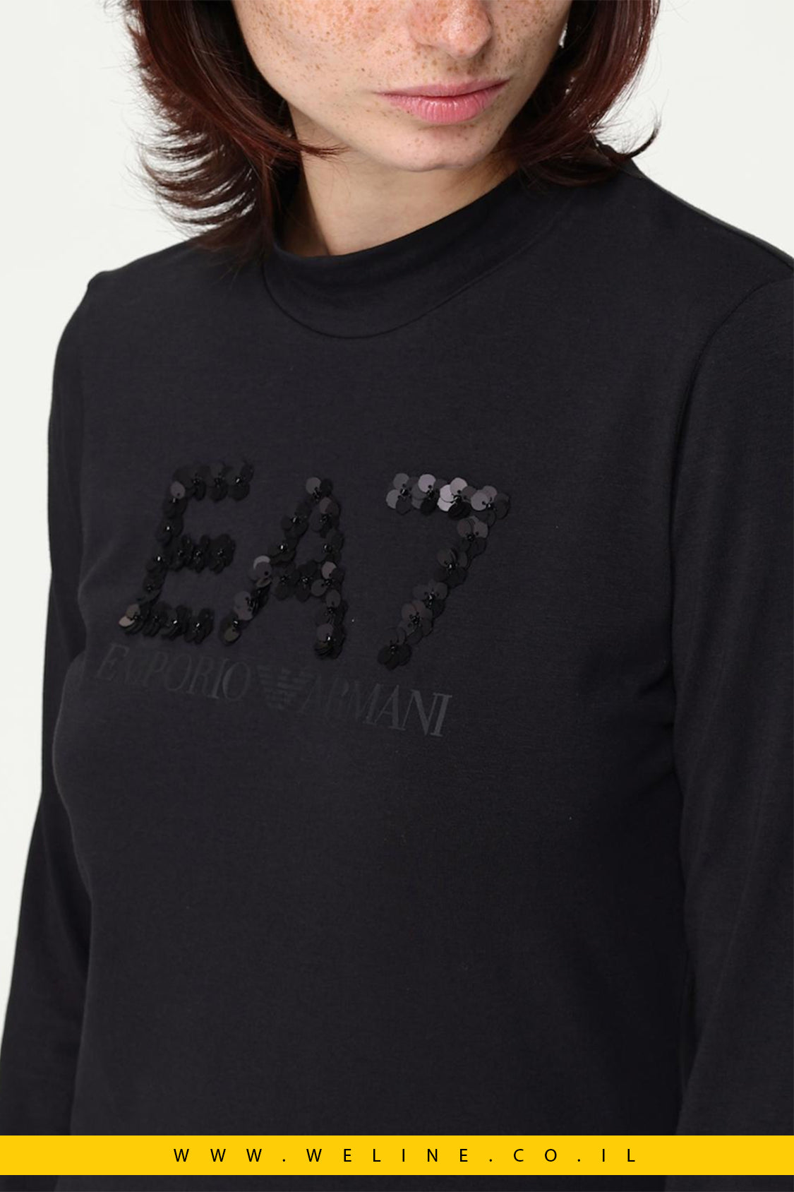 חולצת קיץ לנשים עם שרוולים ארוכים – Emporio Armani