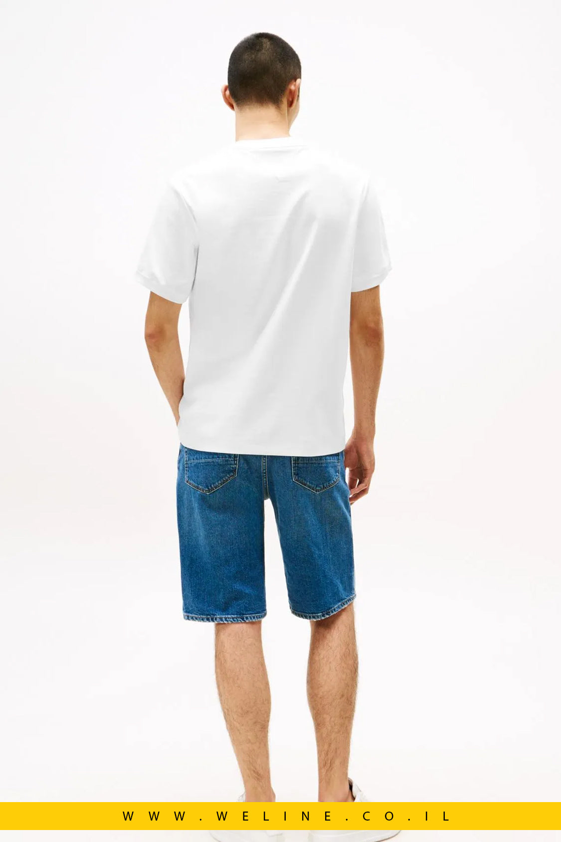 חולצת T-Shirt עם לוגו רקום Tommy Hilfiger