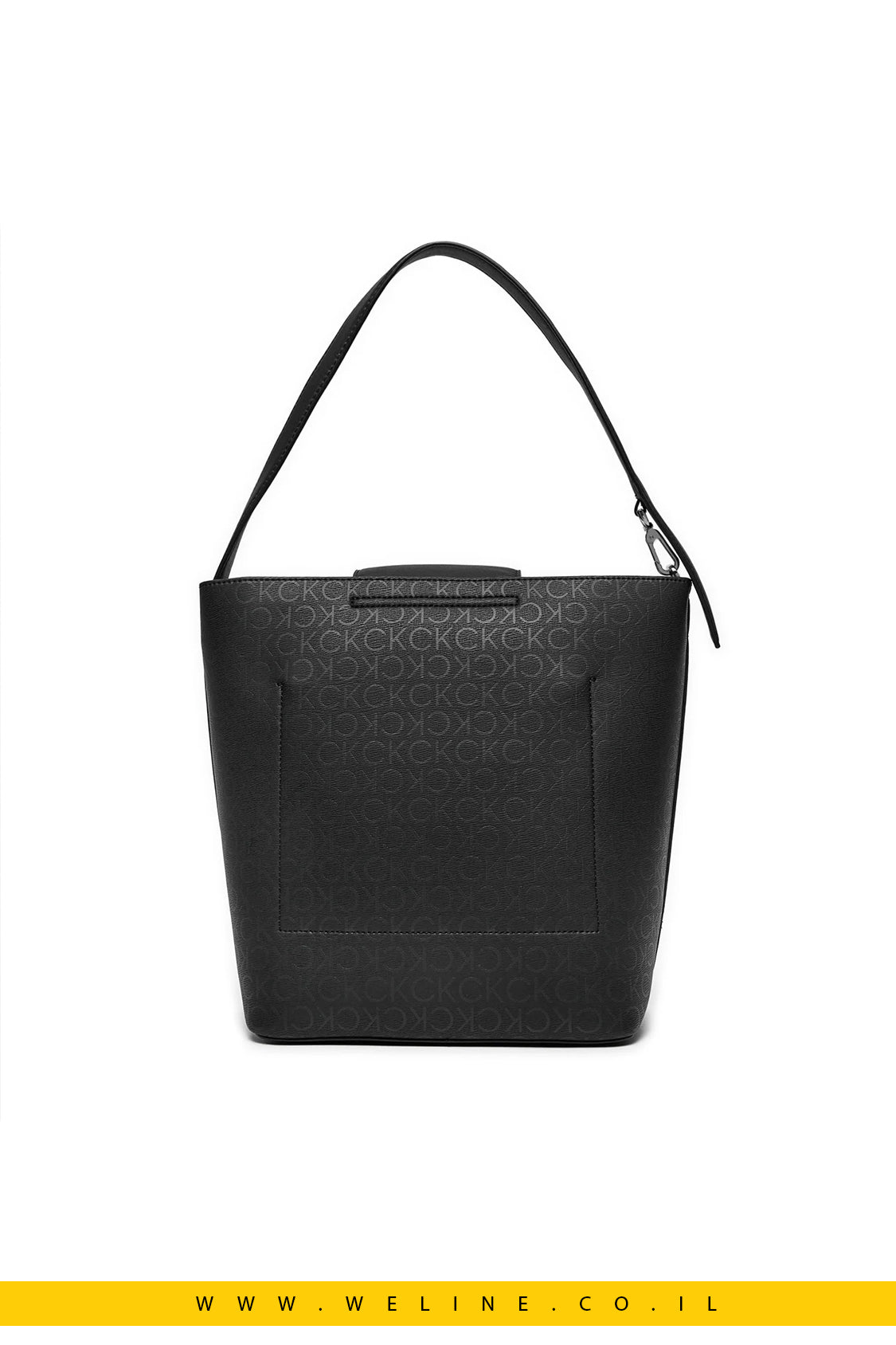 Calvin Klein – תיק נשים דגם Push Bucket בצבע שחור