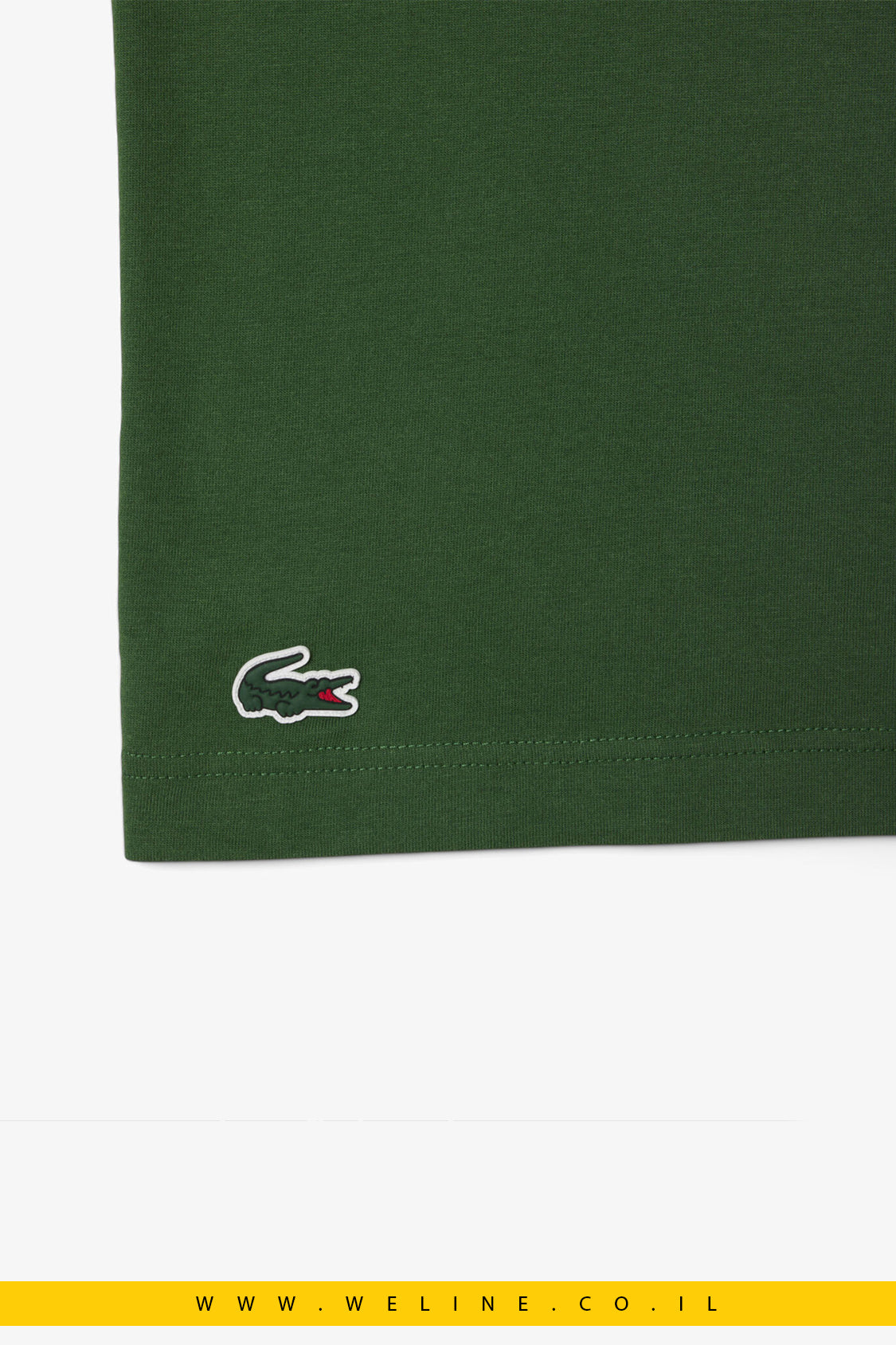 חולצת טי לגברים בהשראת טניס קלאסי – עם הדפס Heritage | Lacoste