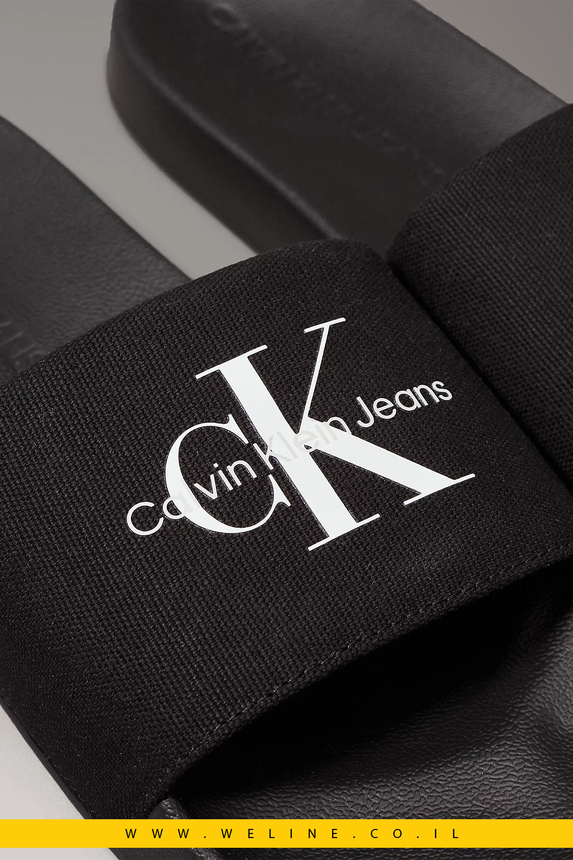 כפכפי קנבס לגברים עם לוגו – Calvin Klein