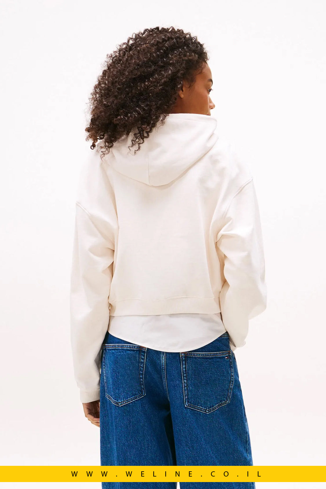 קפוצ׳ון נשים Tommy Jeans עם לוגו אפליקציה – VARSITY APPLIQUÉ LOGO BOXY HOODY