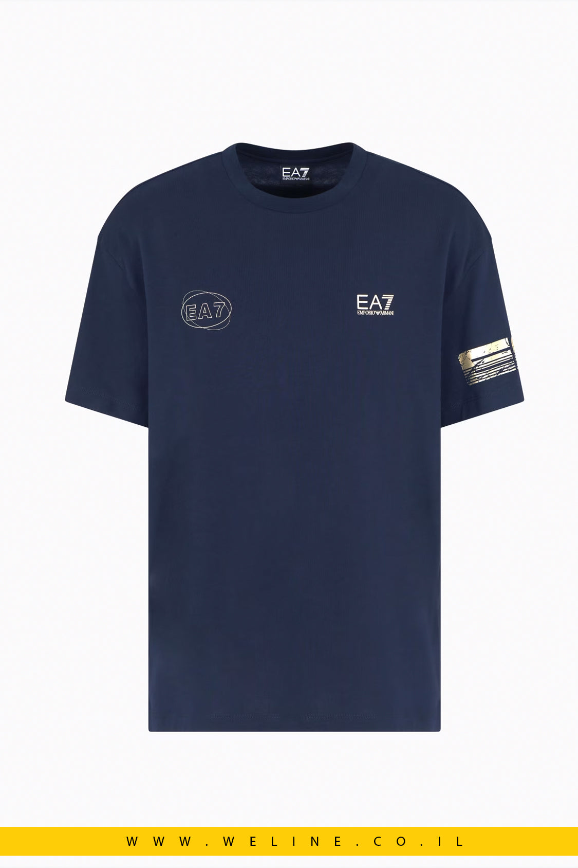 חולצת טי גרפית לנשים מבית EA7 Emporio Armani