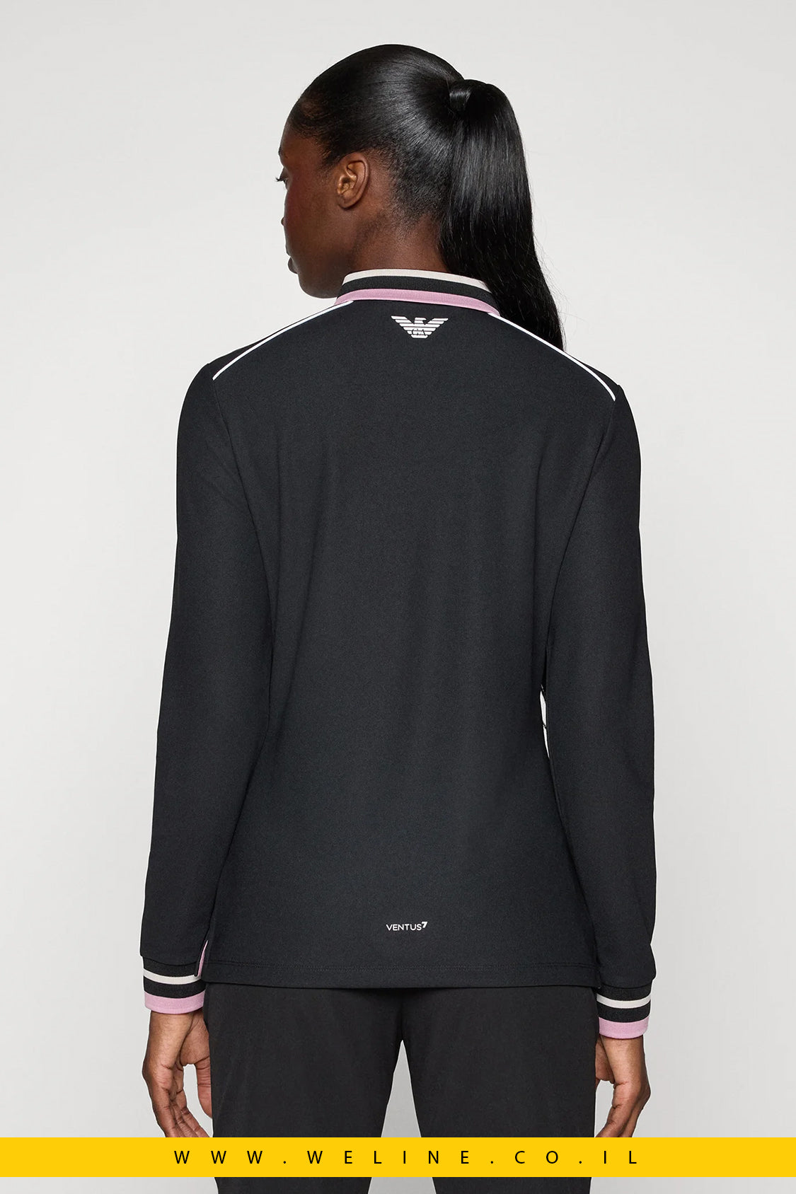 חולצת גולף ארוכת שרוול EA7 Emporio Armani – דגם GOLF PRO