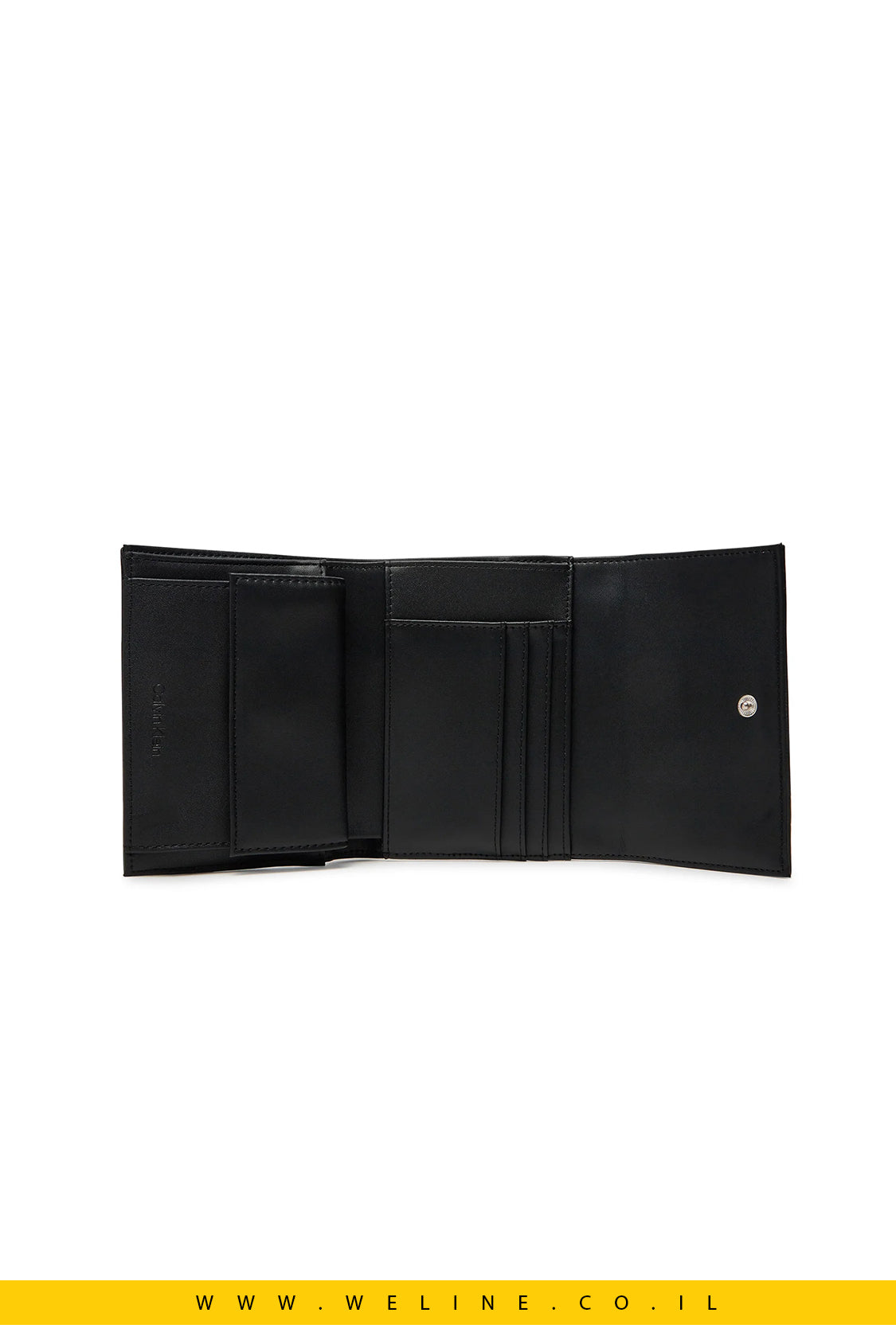 Calvin Klein – ארנק נשים קטן דגם Daily Trifold בצבע שחור