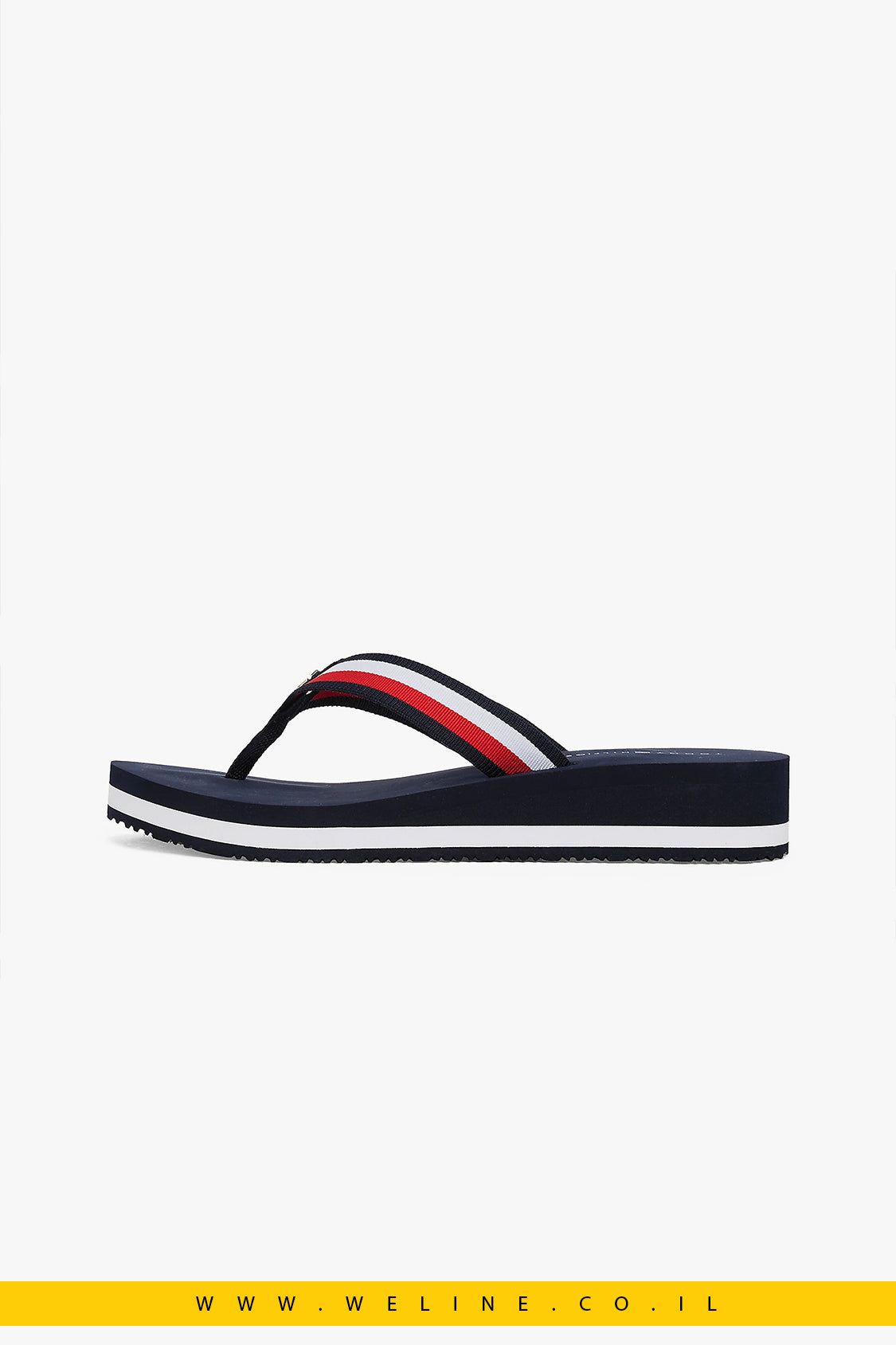 כפכפי פלטפורמה לנשים עם רצועות ממותגות – Tommy Hilfiger