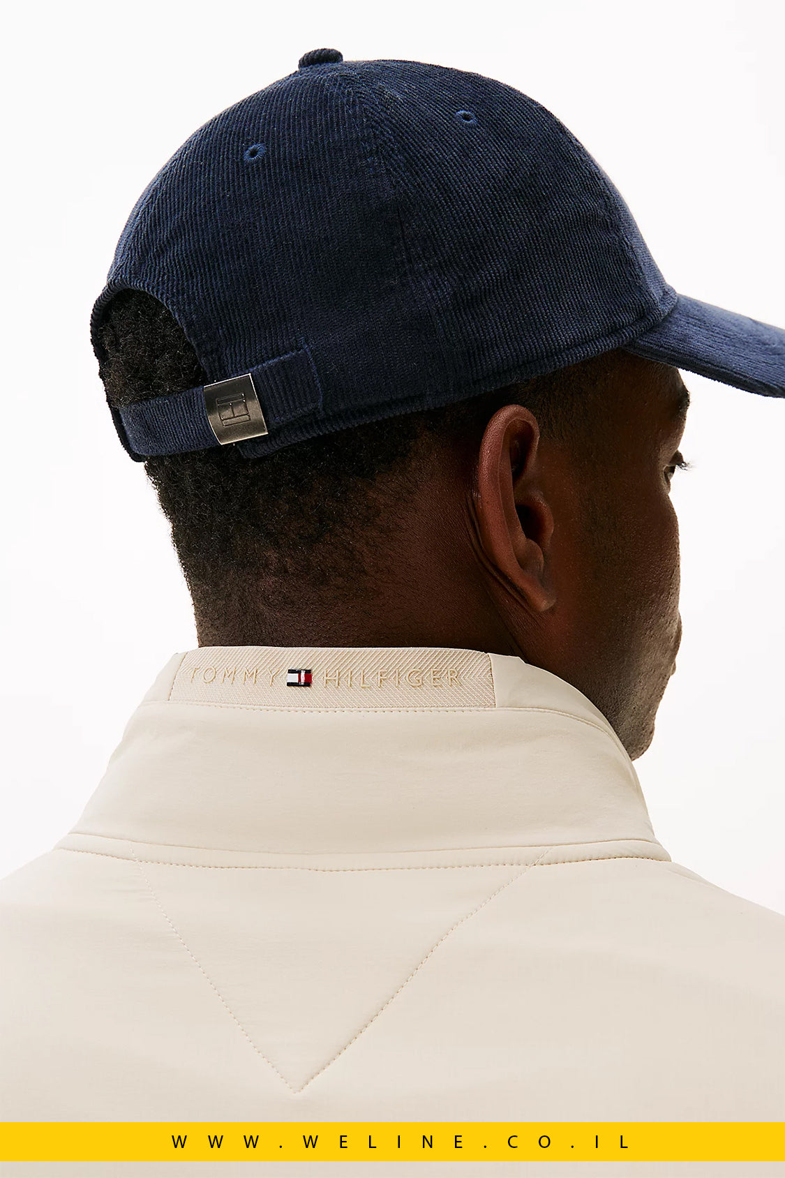 סוודר גברים Tommy Hilfiger Performance במרקם משולב ורבע רוכסן