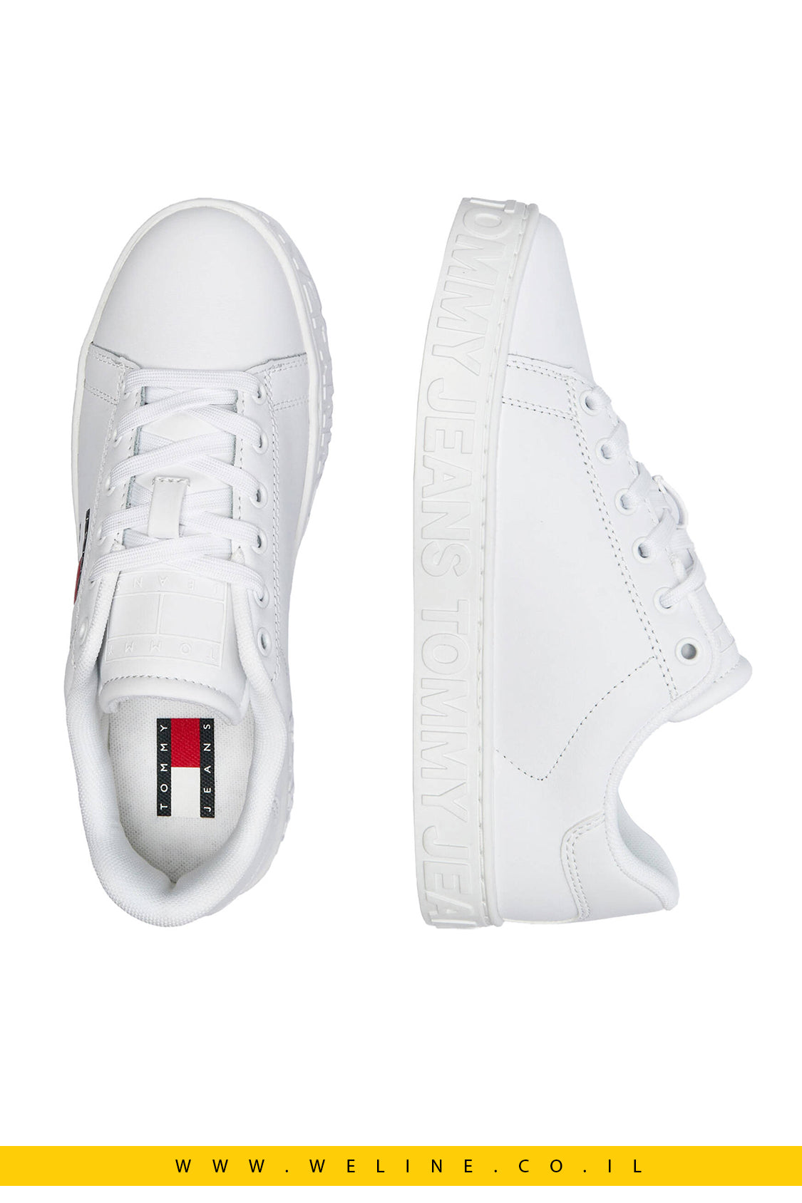 סניקרס עור לנשים – Tommy Jeans