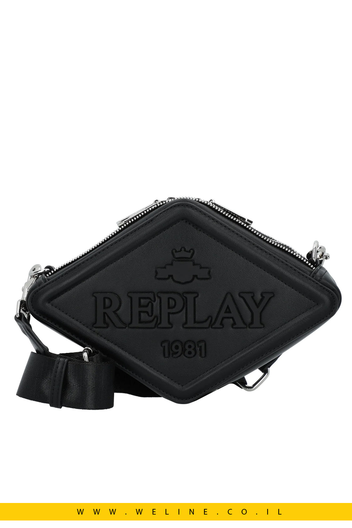 תיק כתף לנשים Replay – שחור