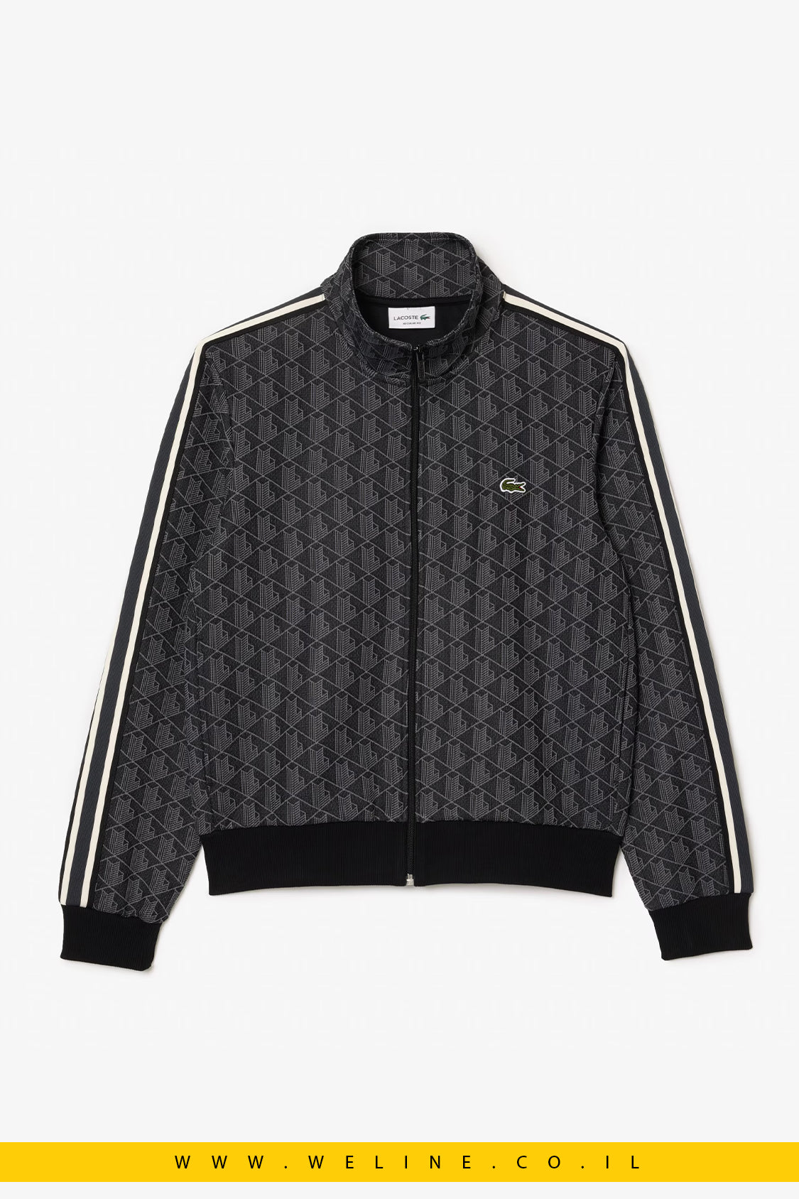 ג’קט ספורט Paris Zip-Up Jacquard לגברים Lacoste