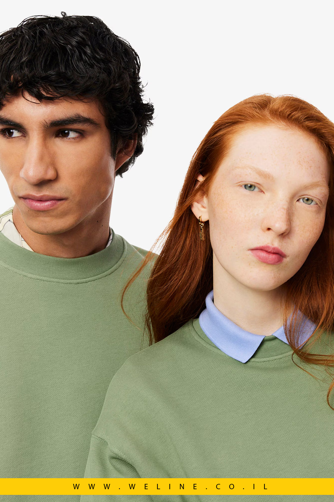 סווטשירט פליס עבה בגזרה רפויה – Lacoste