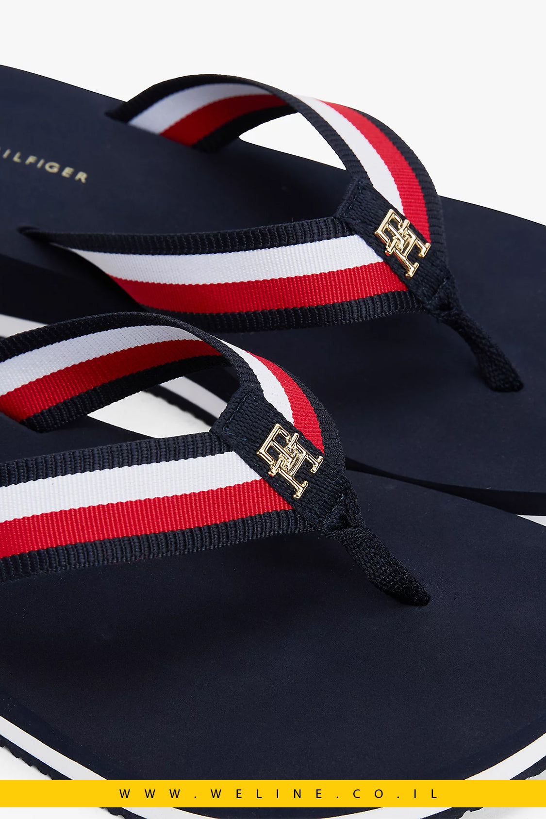 כפכפי פלטפורמה לנשים עם רצועות ממותגות – Tommy Hilfiger