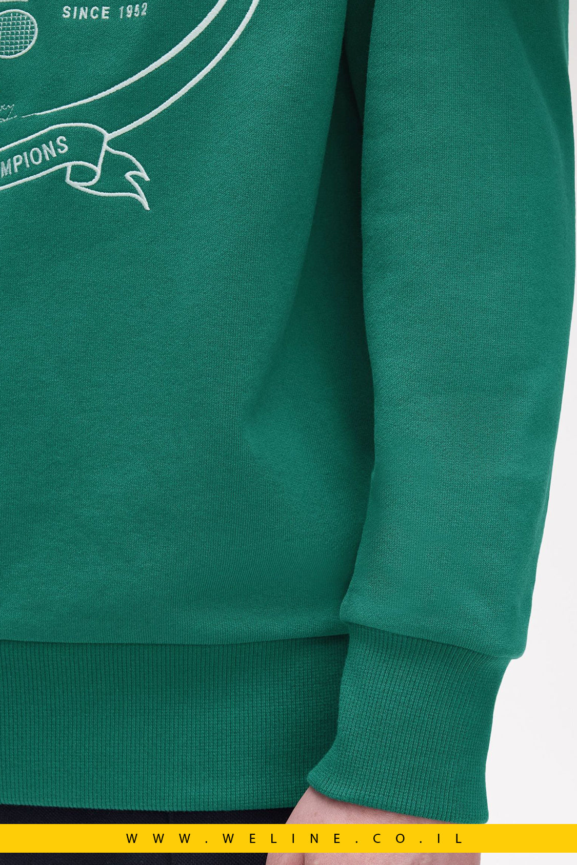 סווטשירט לגברים – Chosen By Champions בצבע ירוק Sport Green