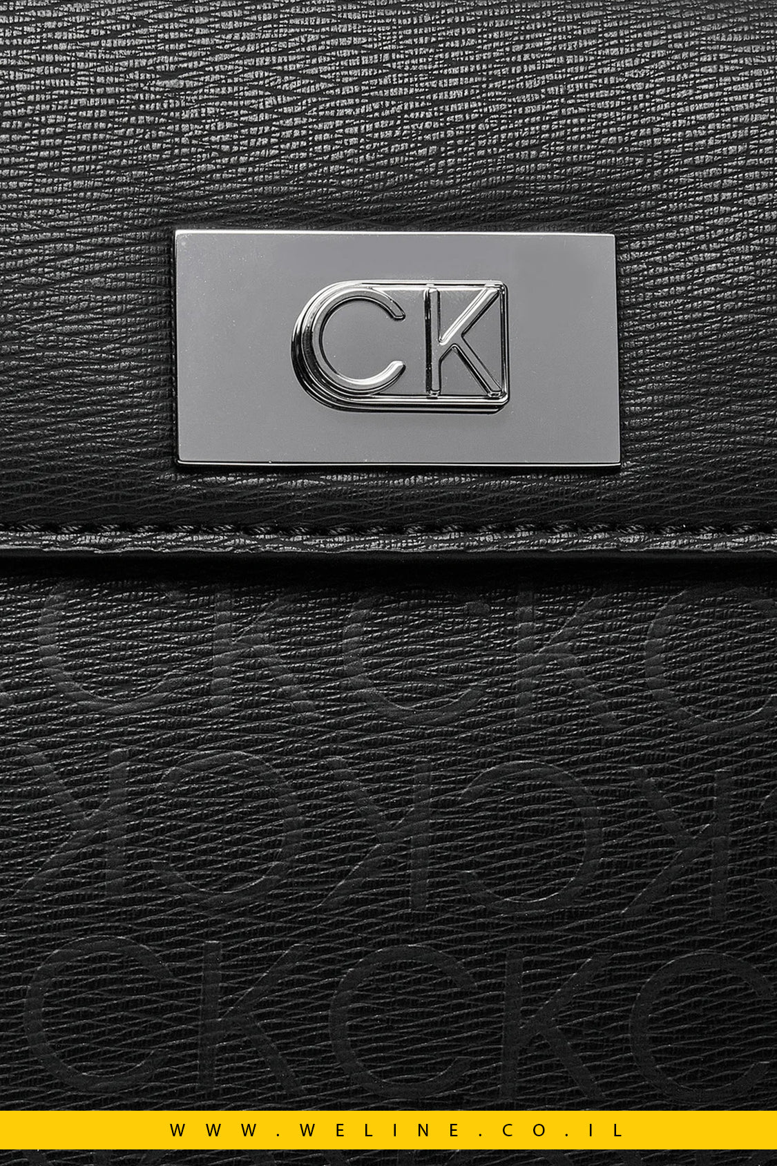 Calvin Klein – תיק נשים דגם Push Bucket בצבע שחור