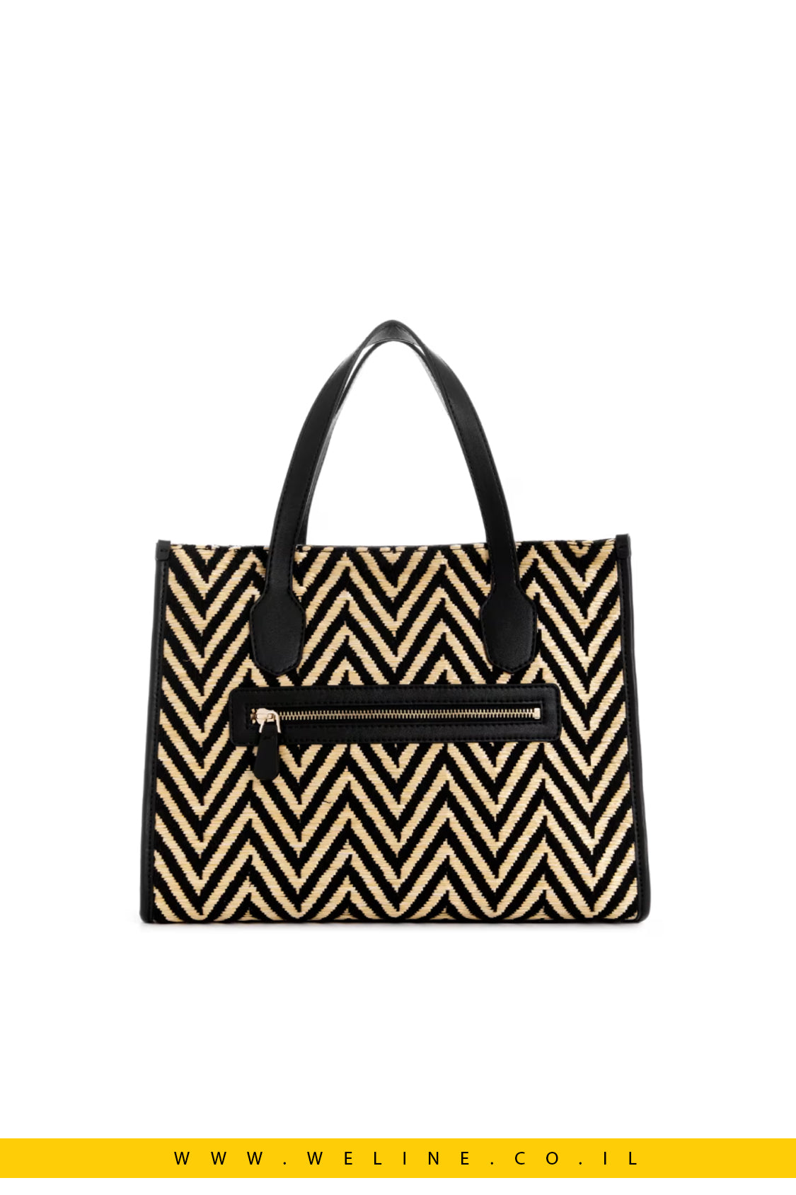 תיק טייט קש בדוגמת שברון – GUESS Silvana