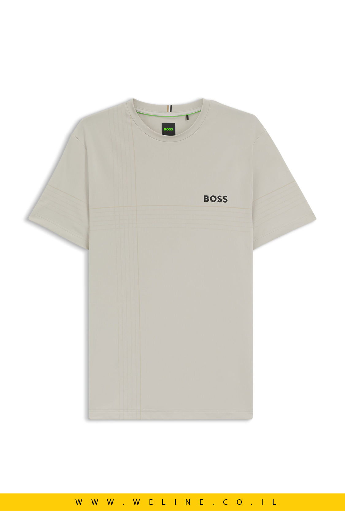 חולצת טי ספורטיבית לגברים | BOSS Tee Check TOC