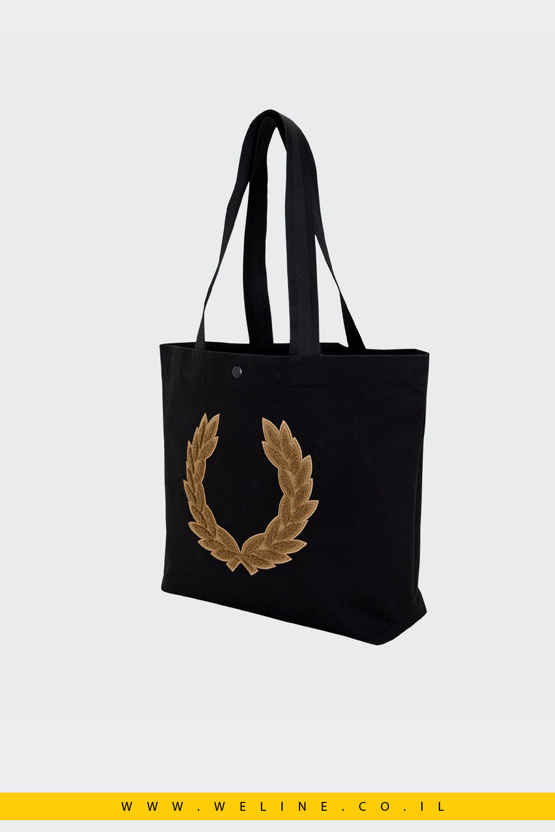 תיק טוט קנבס Fred Perry עם לוגו Laurel Wreath