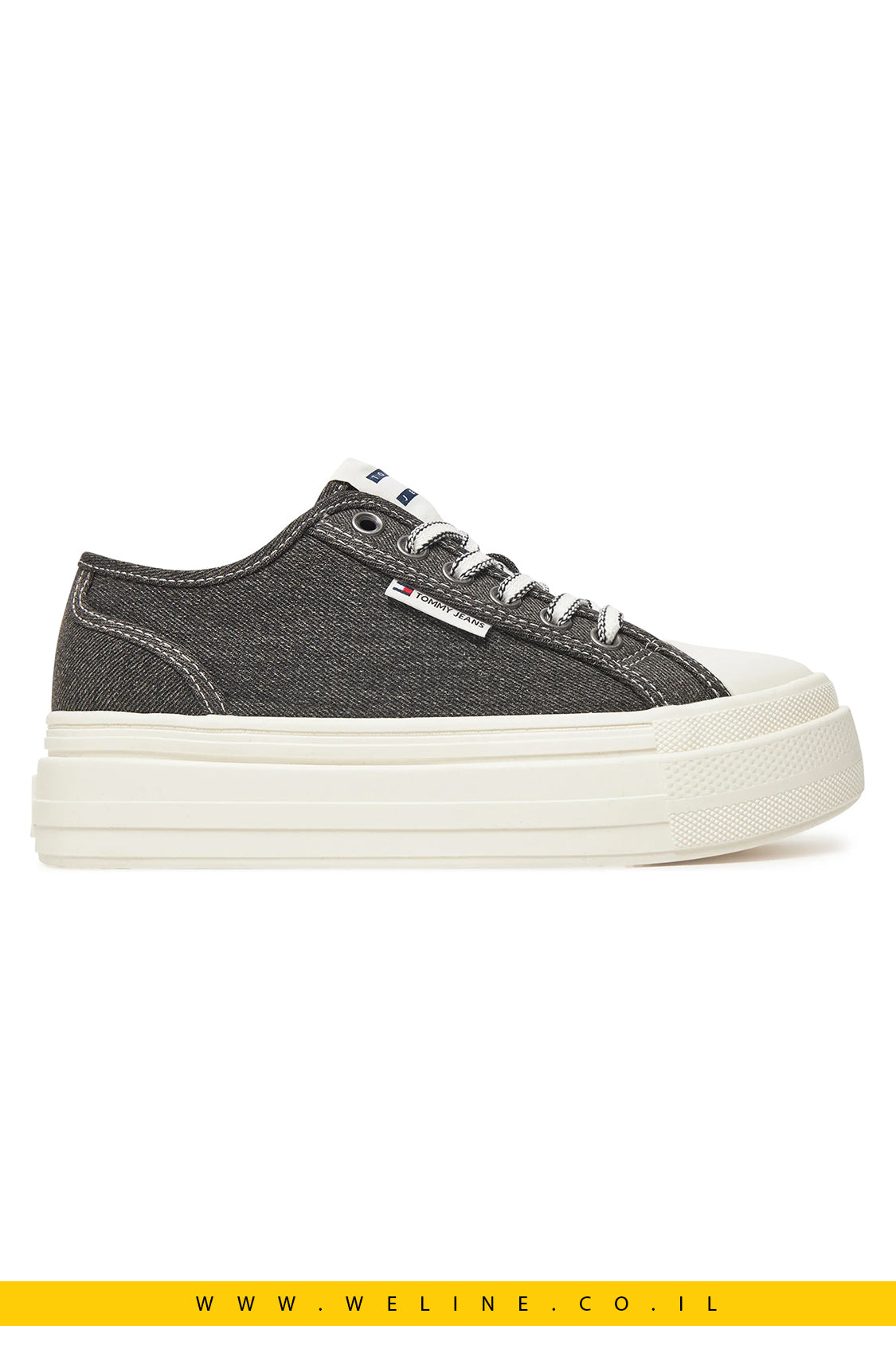 נעלי סניקרס לנשים Tommy Jeans דגם TJW Foxing Flatform