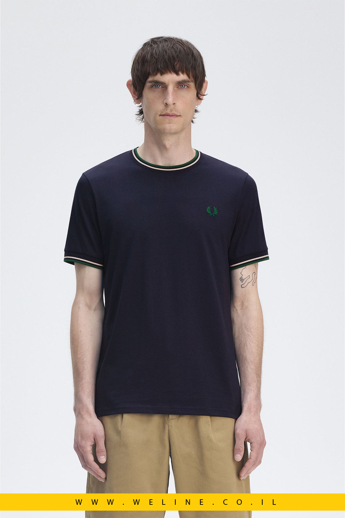 חולצת טי עם שוליים כפולים | Twin Tipped T-Shirt