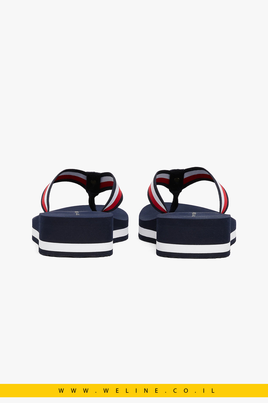 כפכפי פלטפורמה לנשים עם רצועות ממותגות – Tommy Hilfiger