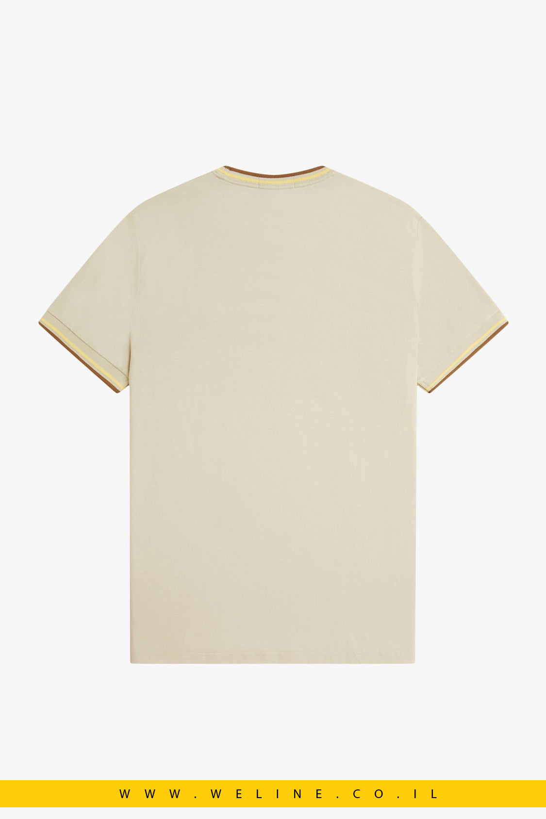חולצת טי לנשים עם גימור Twin Tipped - Fred Perry