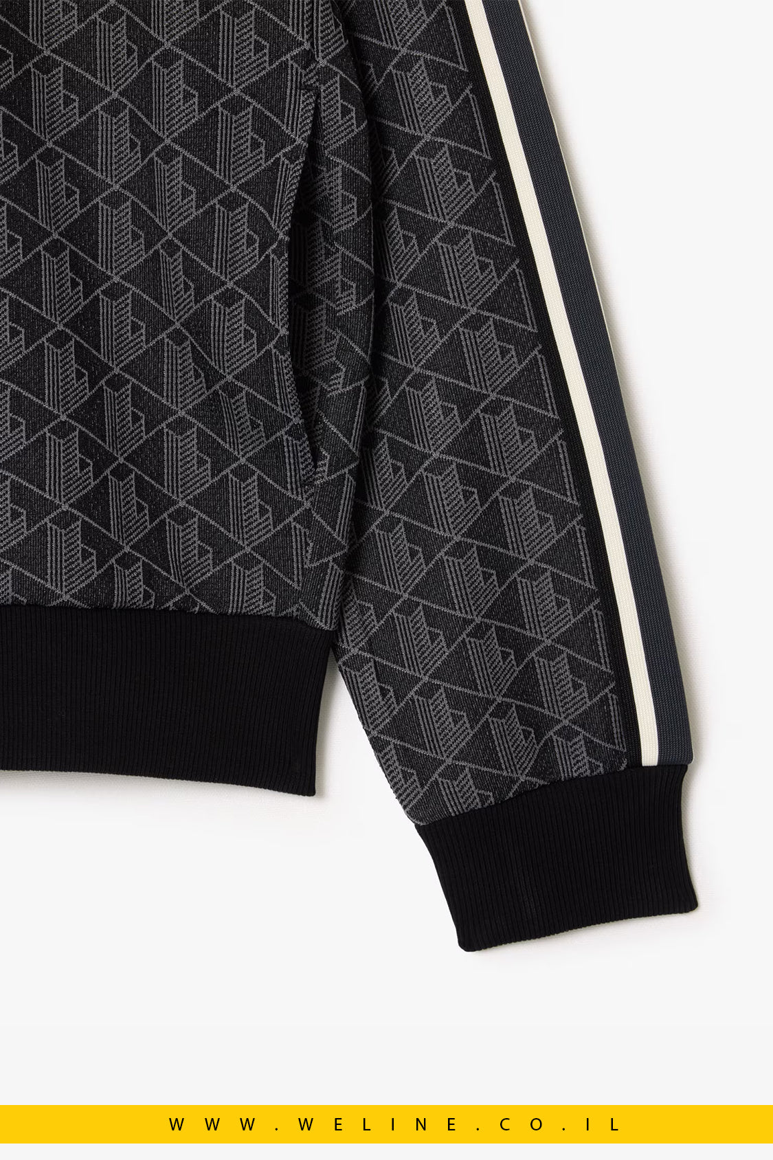 ג’קט ספורט Paris Zip-Up Jacquard לגברים Lacoste