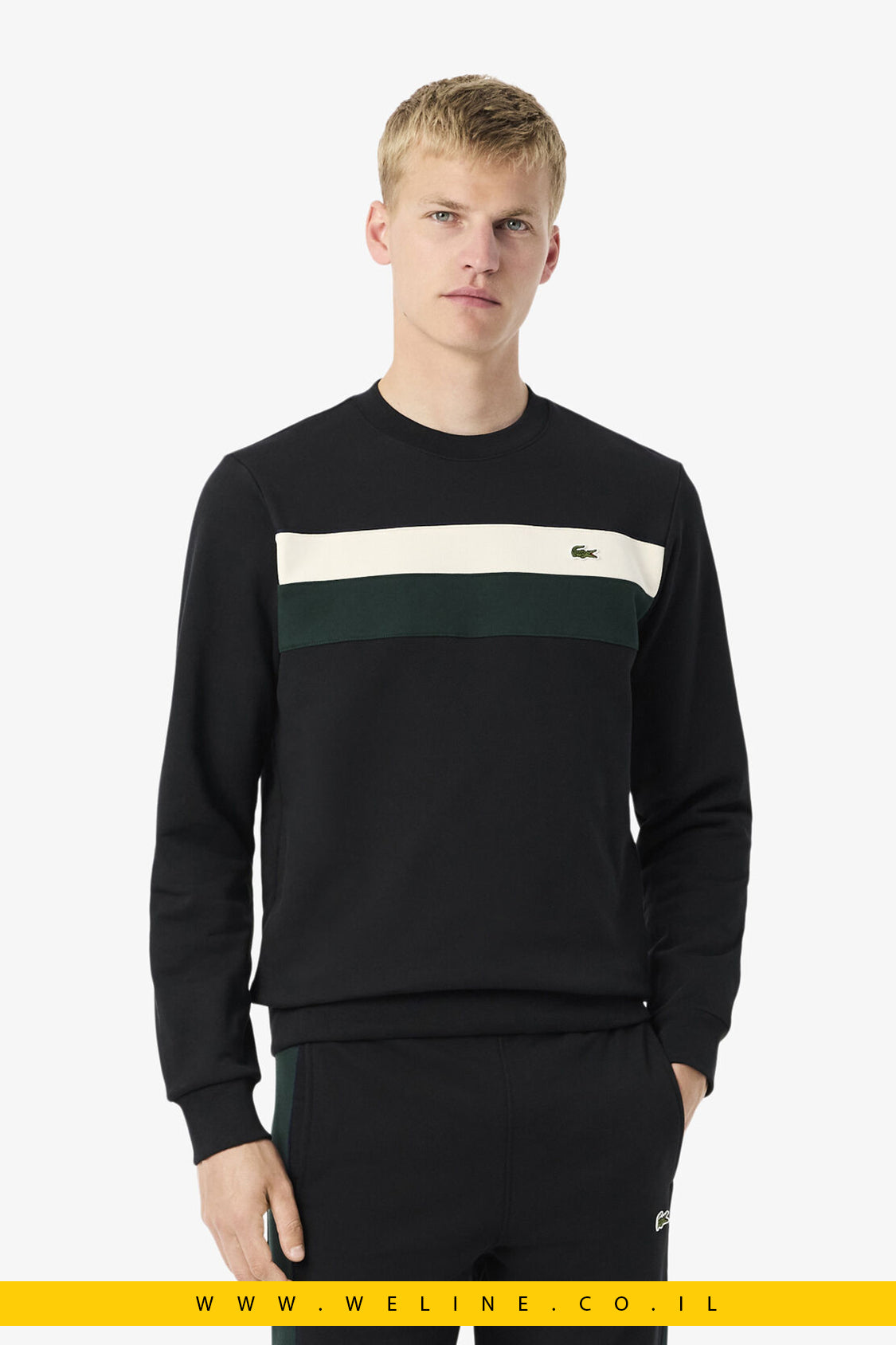 סווטשירט נשים Lacoste – Colour-Block Fleece