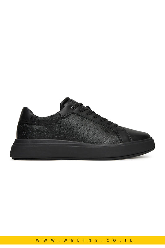 סניקרס עור גברים Calvin Klein Chunky Low-Top – שחור