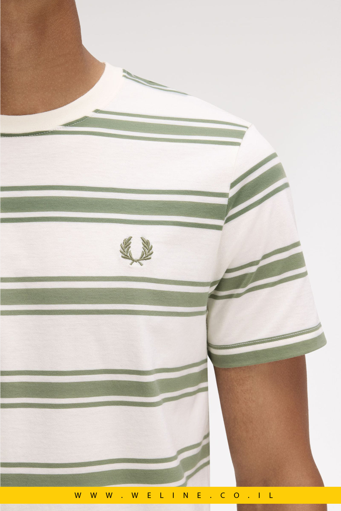 חולצת פסים דקה לגברים – Fine Stripe T-Shirt