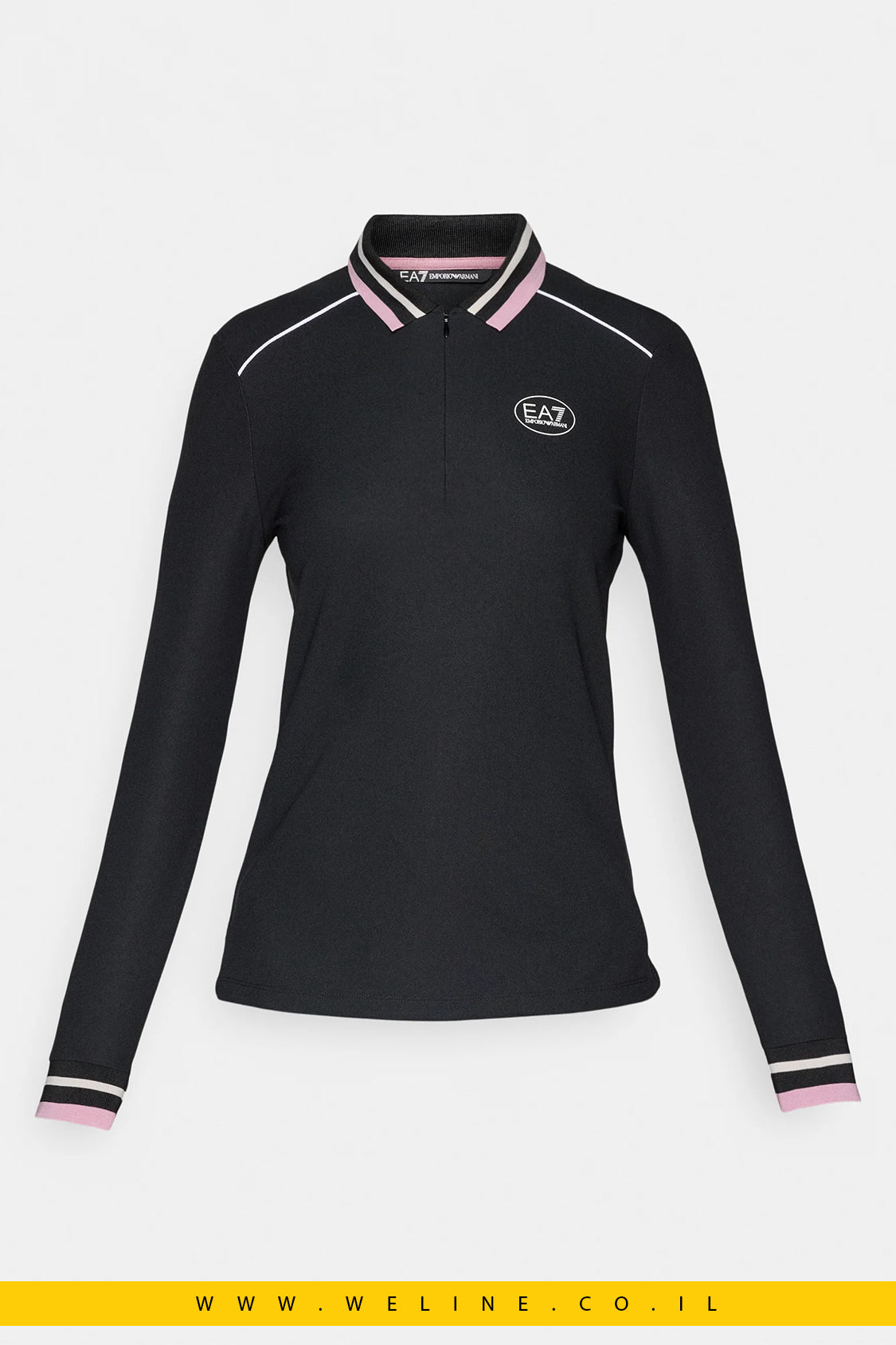 חולצת גולף ארוכת שרוול EA7 Emporio Armani – דגם GOLF PRO
