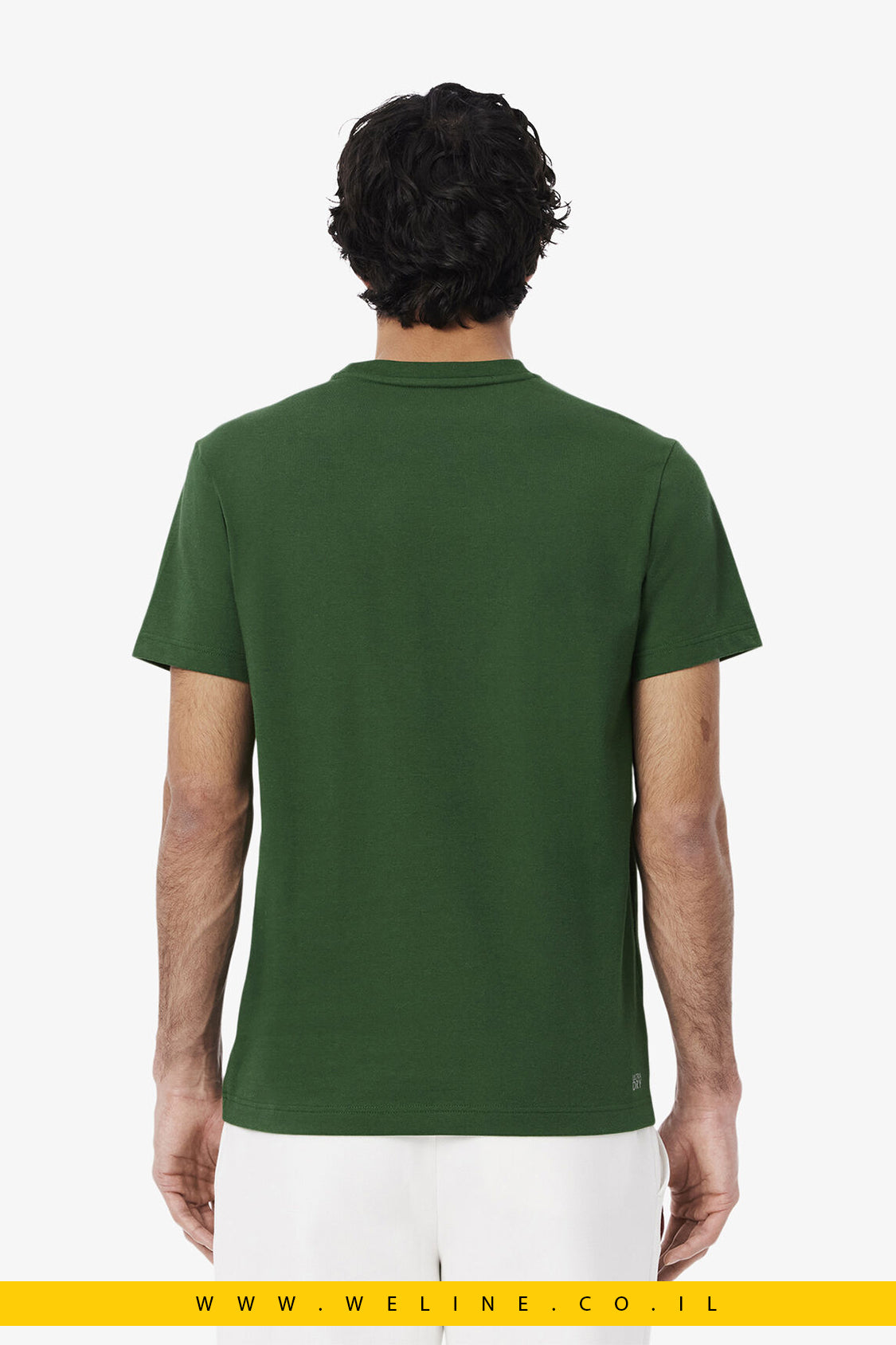 חולצת טי לגברים בהשראת טניס קלאסי – עם הדפס Heritage | Lacoste