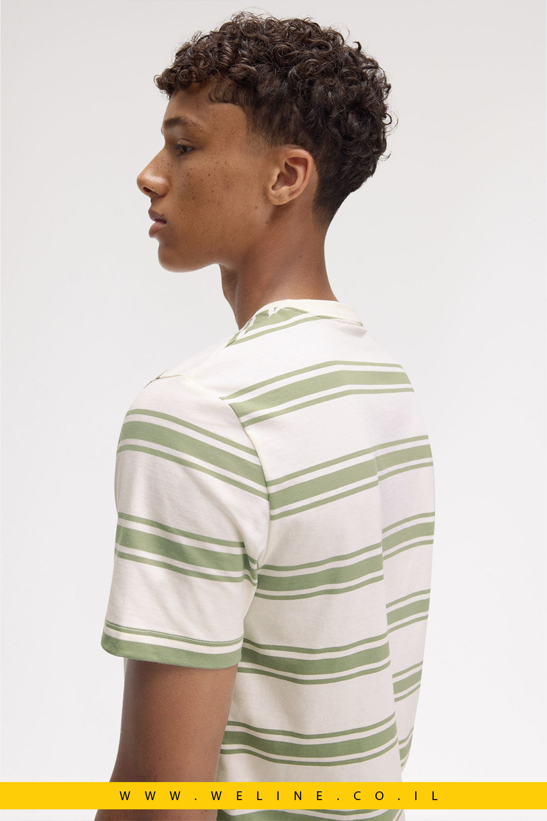 חולצת פסים דקה לגברים – Fine Stripe T-Shirt