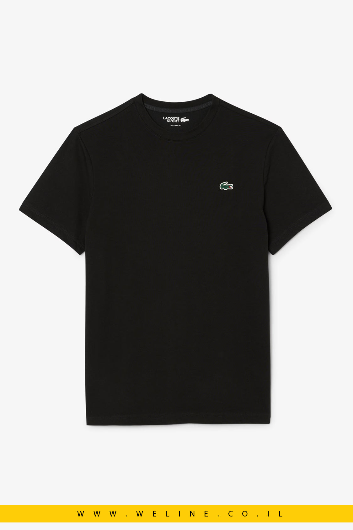 חולצת T ספורט מודפסת Ultra Dry לגברים Lacoste