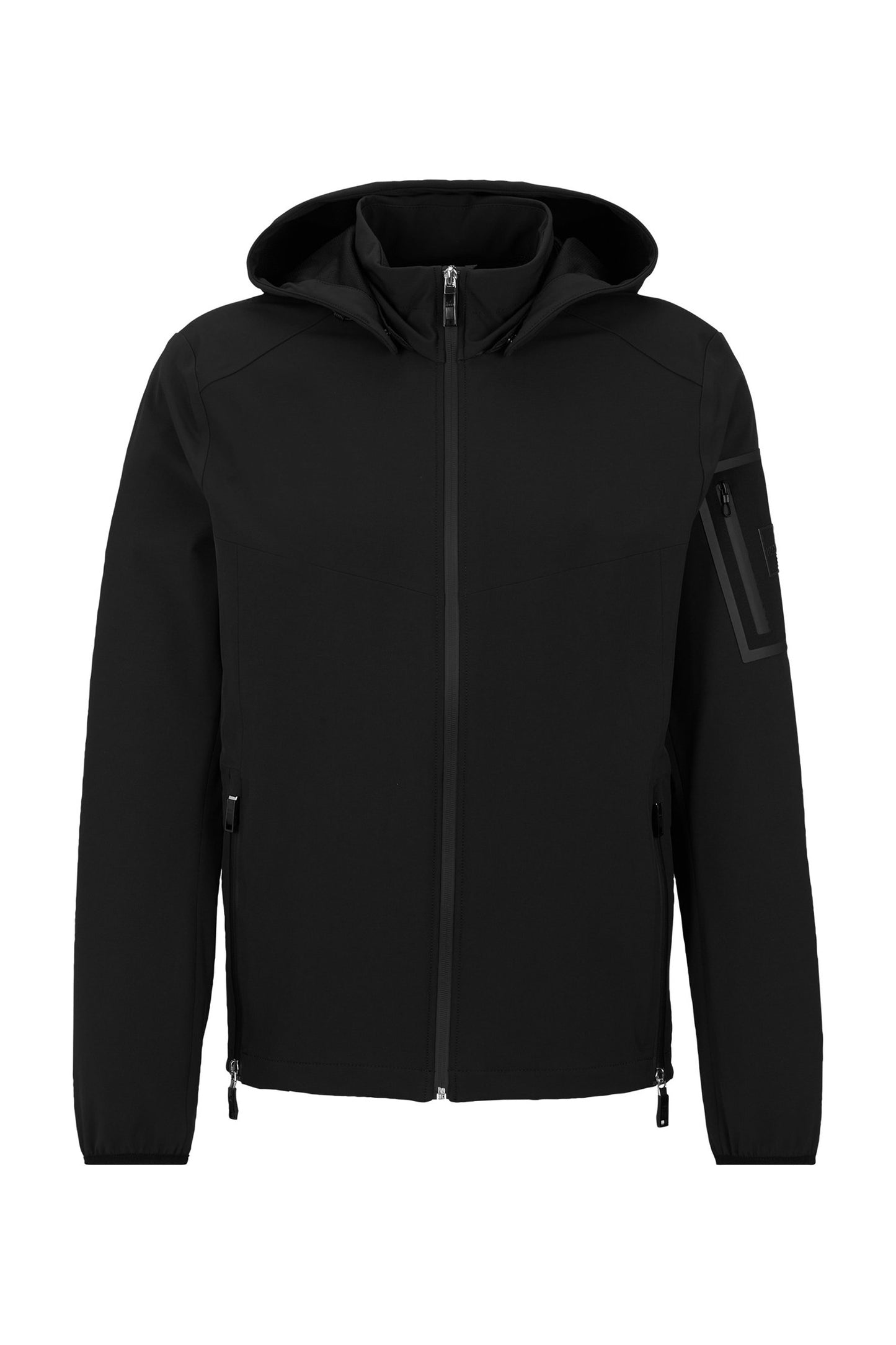 ג'קט דוחה מים בהתאמה רגילה עם ברדס נשלף