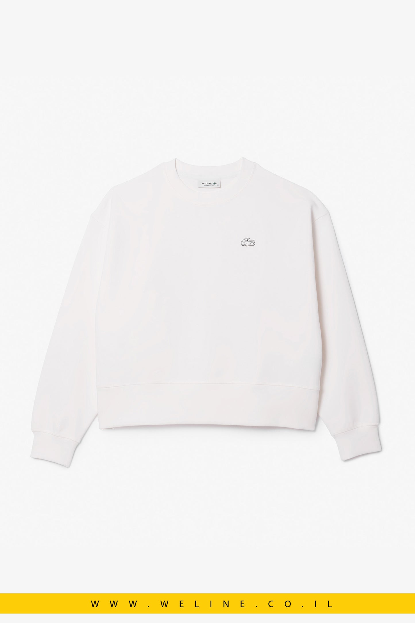 סווטשירט כותנה בגזרה רחבה (Oversized Cotton Sweatshirt).