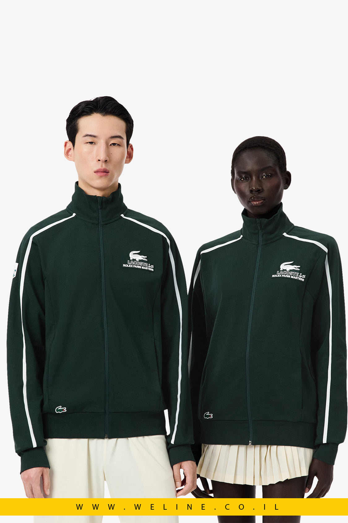 סווטשירט יוניסקס – מהדורת Rolex Paris Masters מבית Lacoste