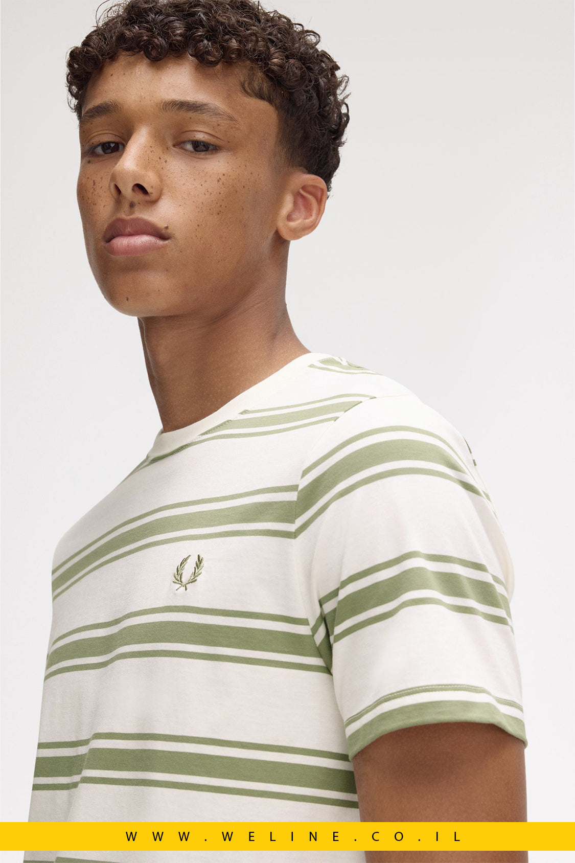 חולצת פסים דקה לגברים – Fine Stripe T-Shirt