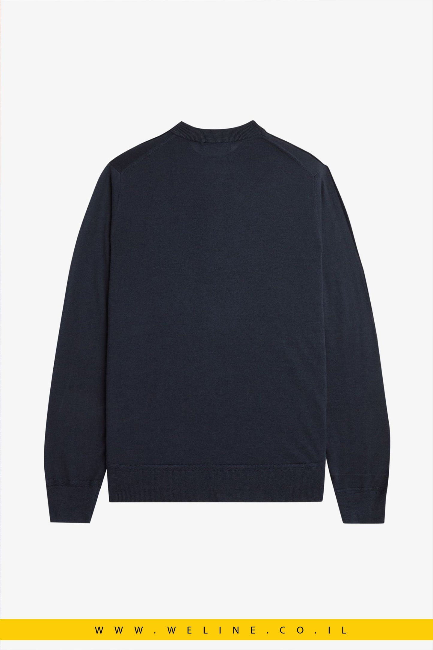 חולצת הנלי עם שרוול ארוך וסריגה עדינה fredperry