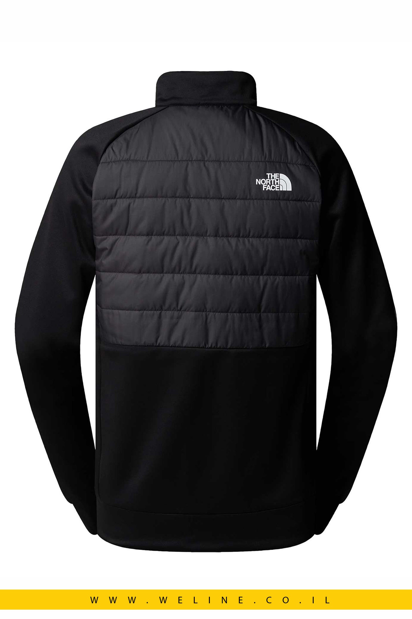 מעיל היברידי Reaxion של The North Face, בצבע שחור.