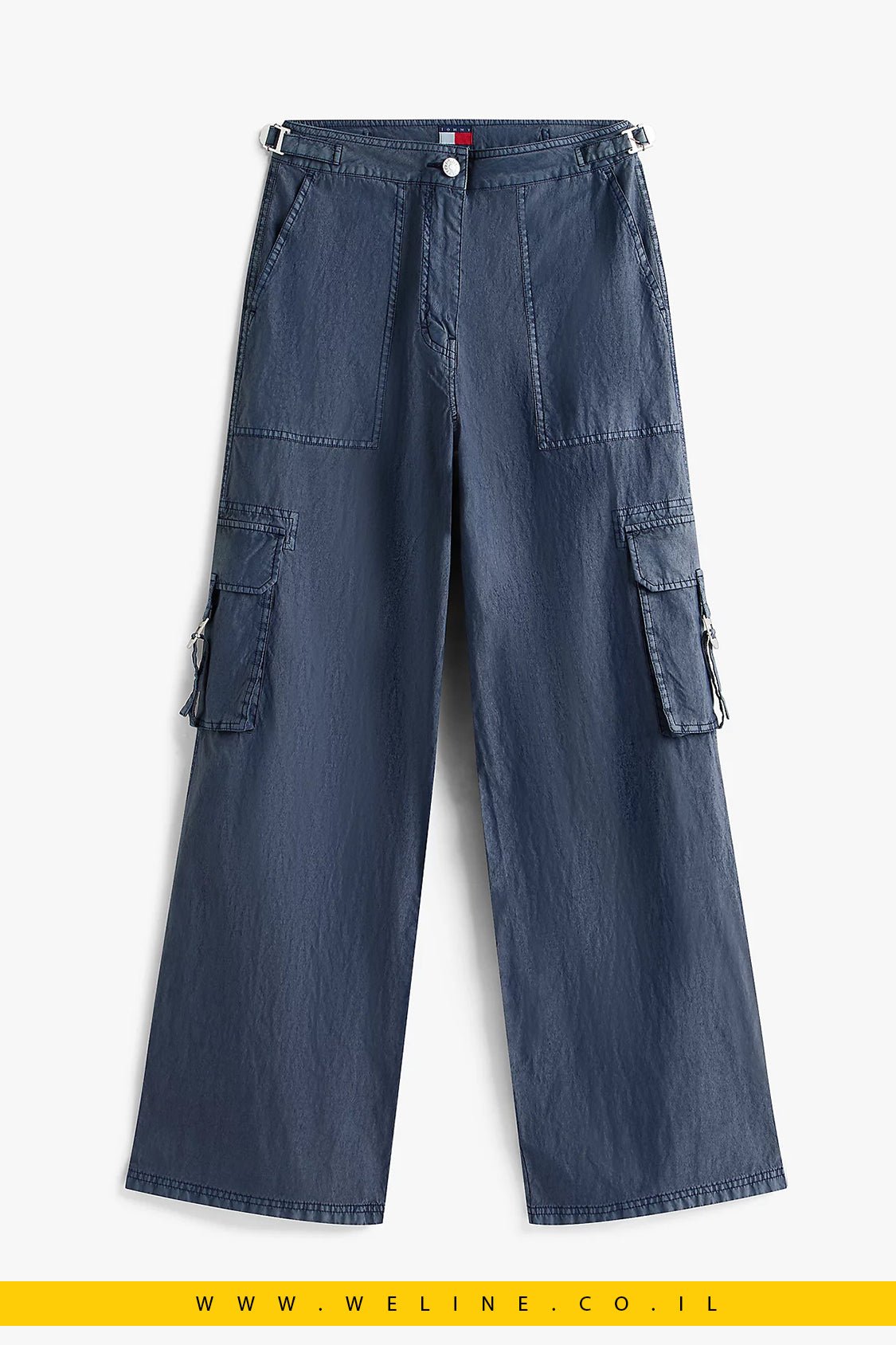 מכנסי Cargo Wide Leg Twill לנשים – Tommy Jeans - WELINE.CO.IL
