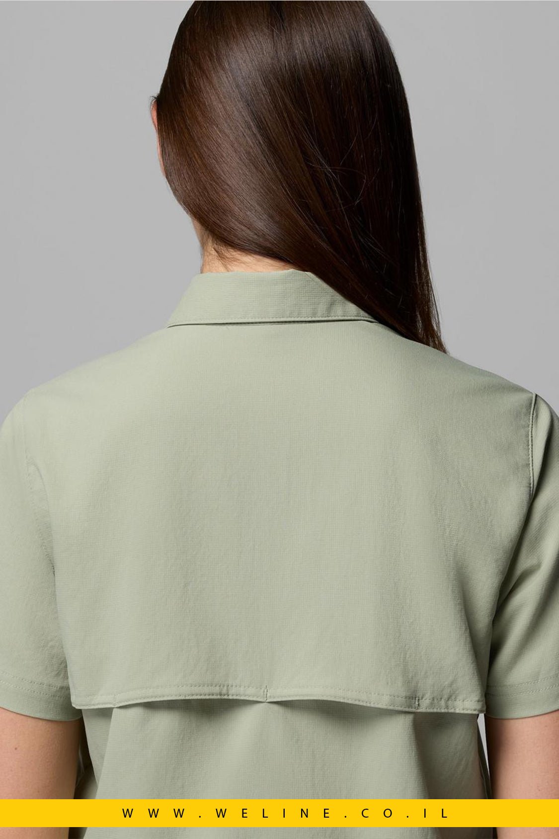 חולצת נשים Columbia Silver Ridge Utility II Short Sleeve – צבע Safari - WELINE.CO.IL