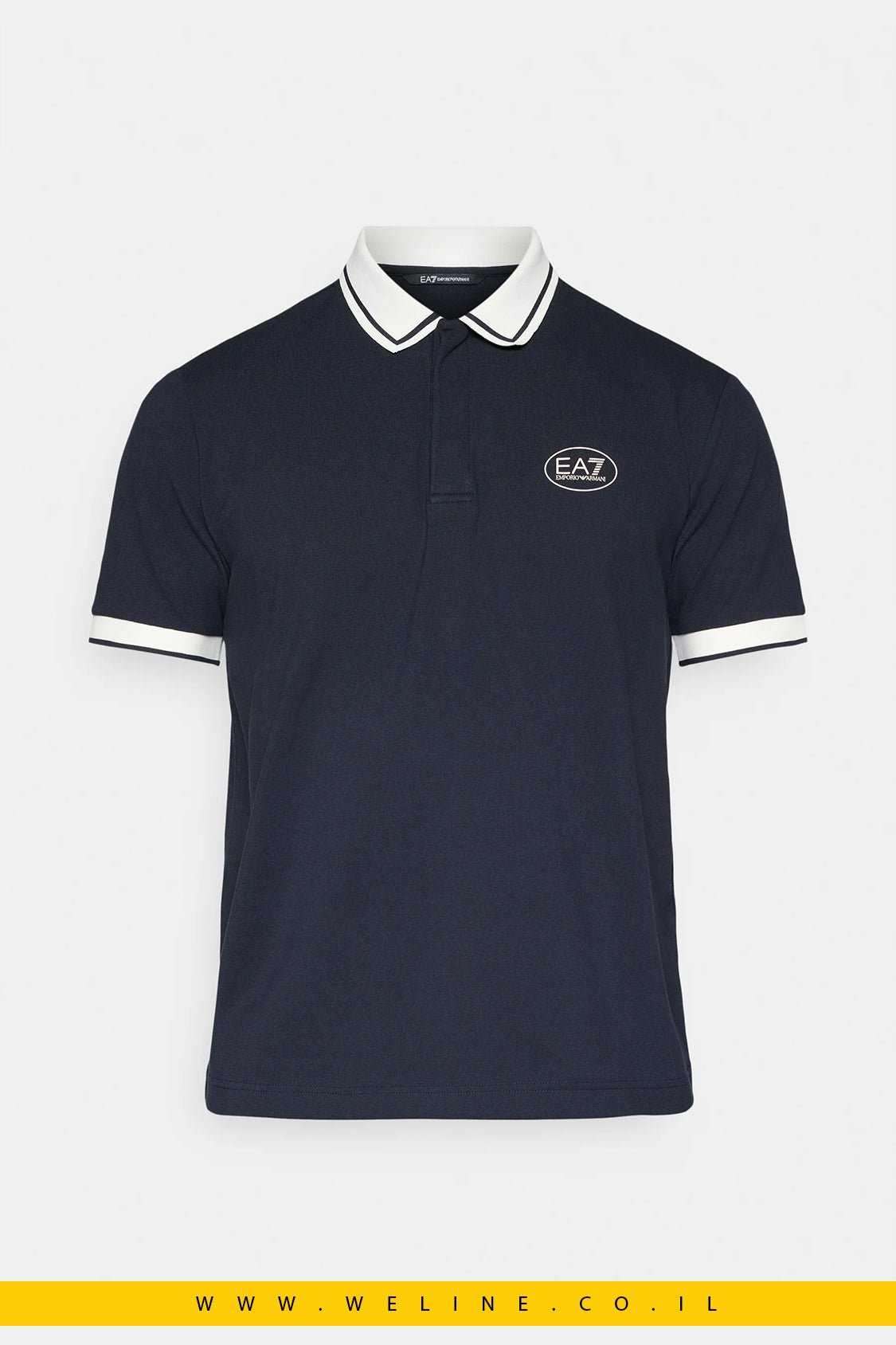 חולצת פולו EA7 Emporio Armani Tennis Club Mini – צבע כחול - WELINE.CO.IL