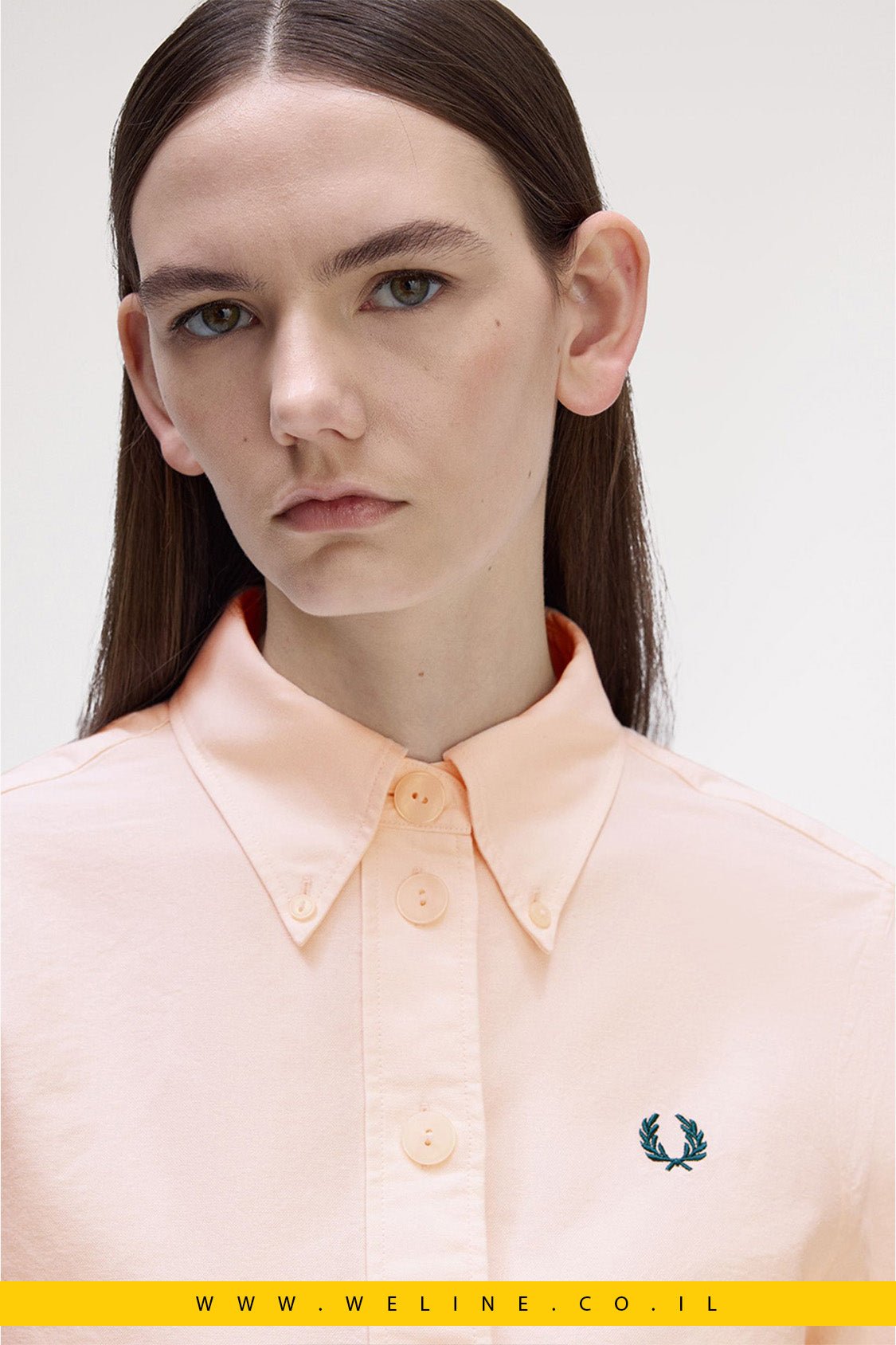 חולצת אוקספורד קלאסית – Fred Perry - WELINE.CO.IL