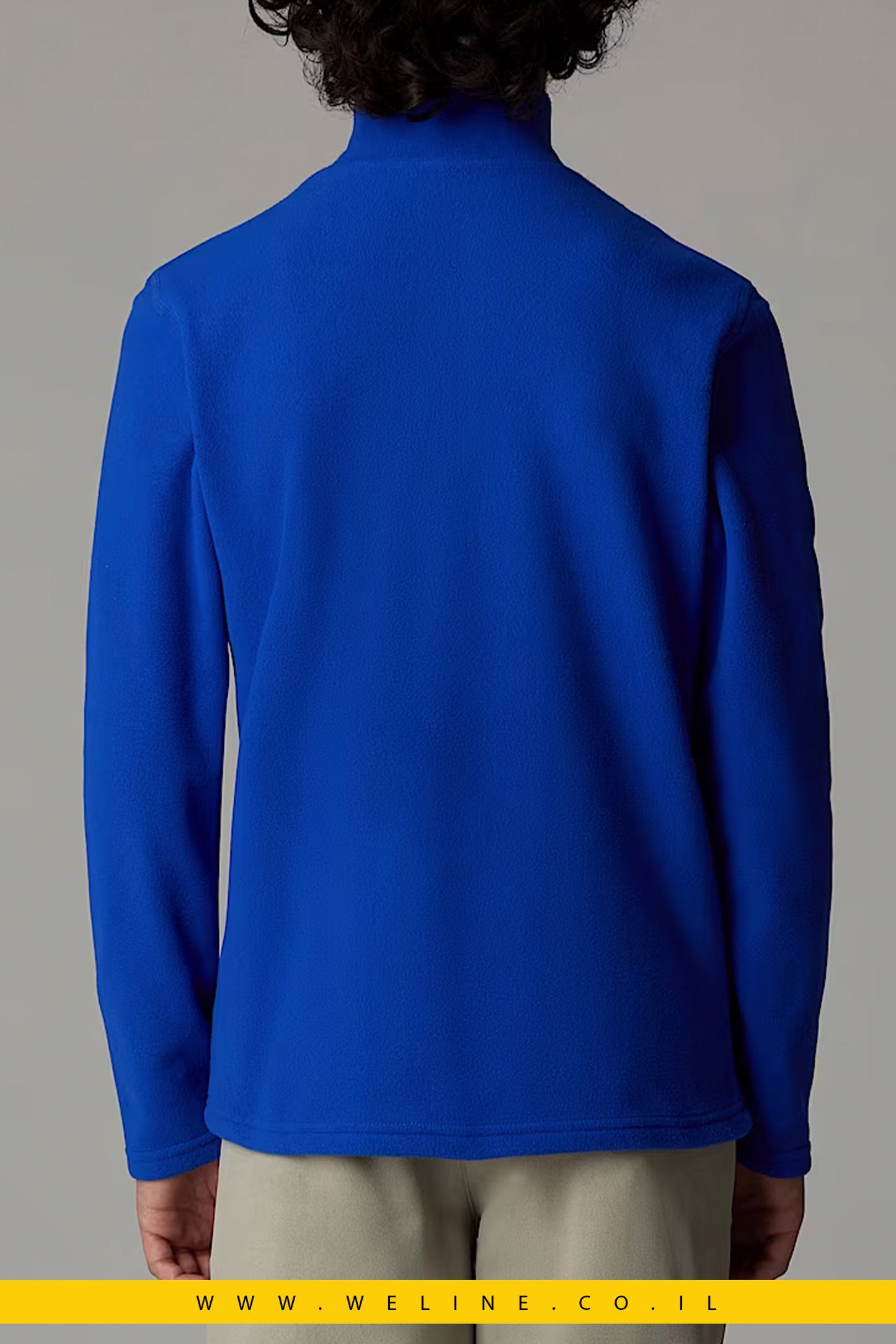 פליס נוער עם רוכסן קצר 1/4 Glacier