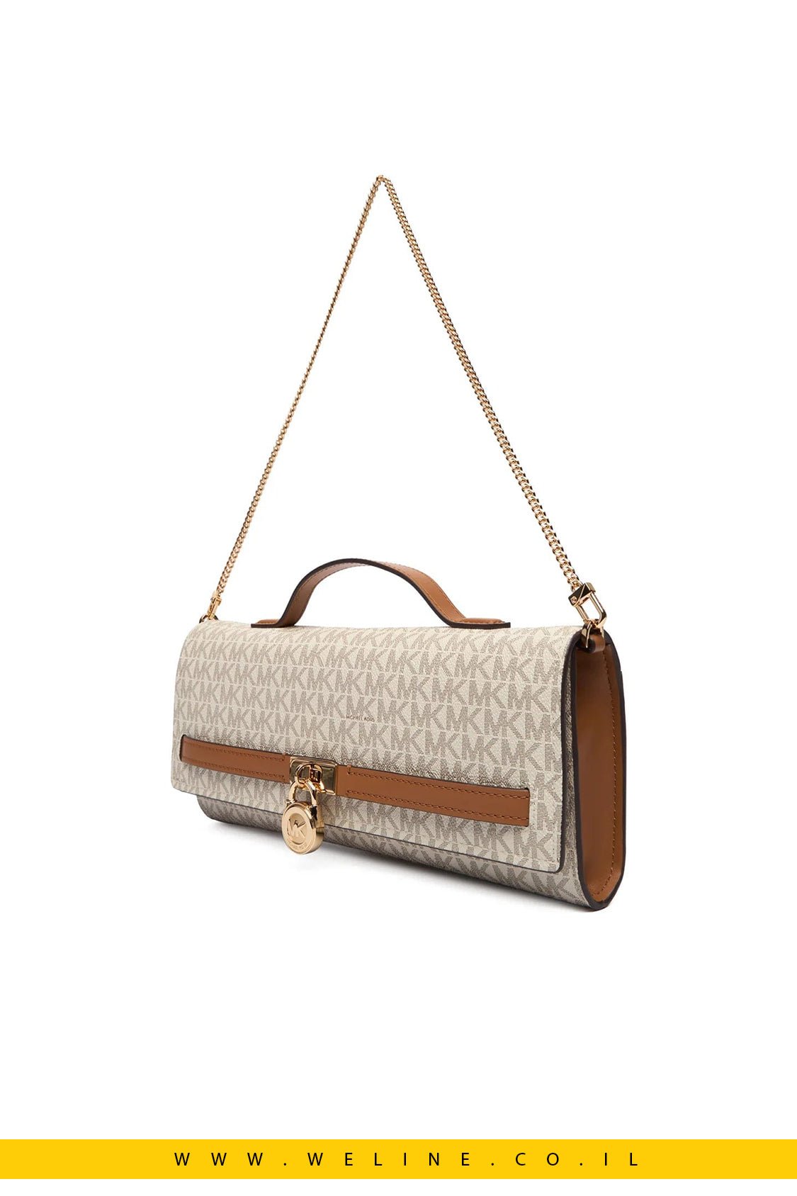 תיק קלאץ' Michael Kors Hamilton Moderne Medium Signature Logo - WELINE.CO.IL