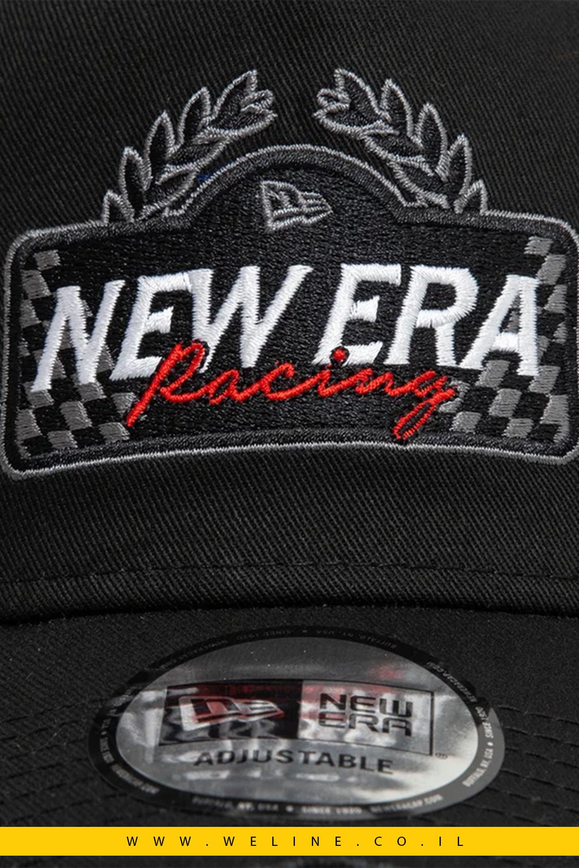 כובע ניו ארה מוטוספורט שחור – New Era Motorsport Cap - WELINE.CO.IL