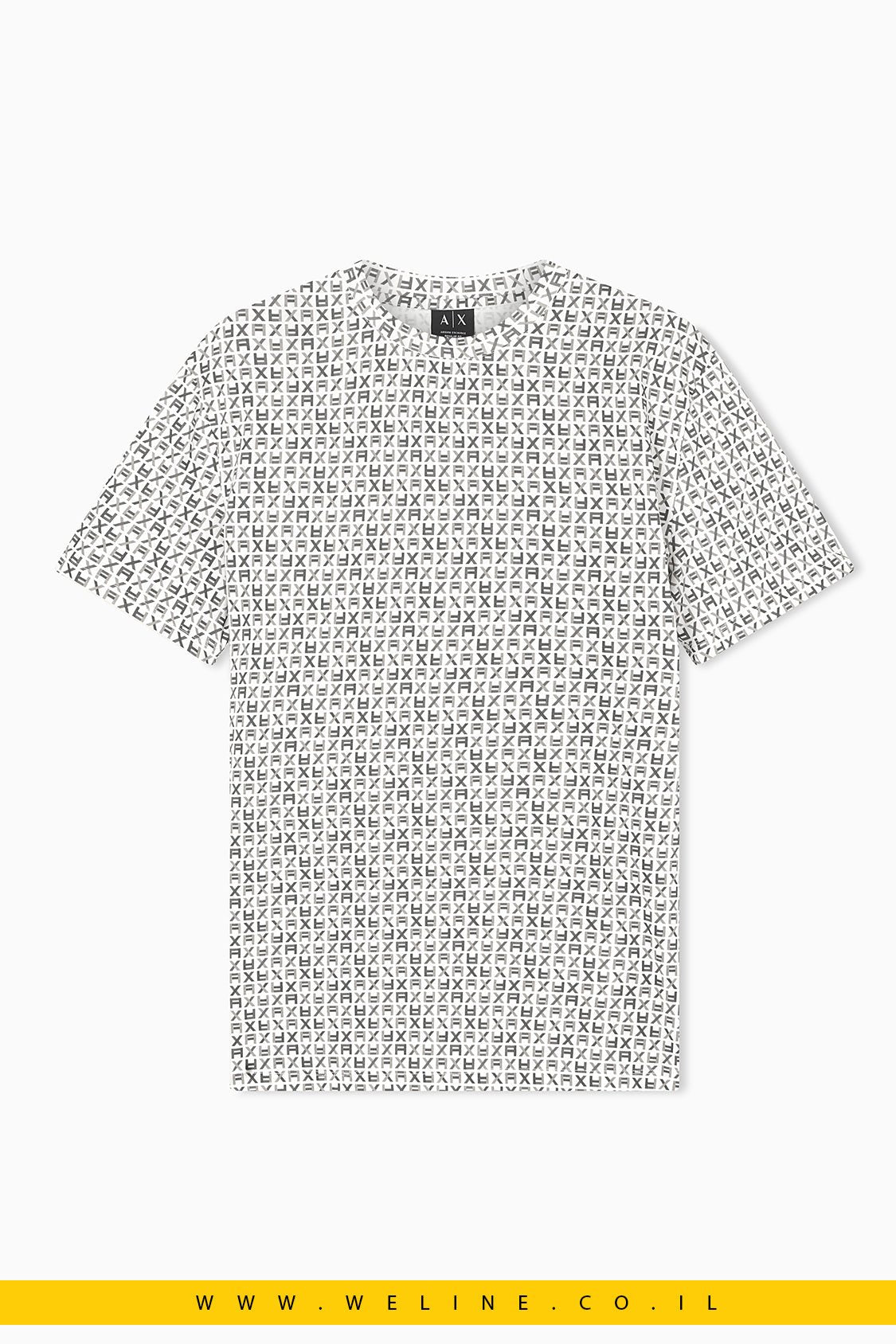 טי שירט Regular Fit מג'רזי כותנה קלאסי ARMANI EXCHANGE - WELINE.CO.IL
