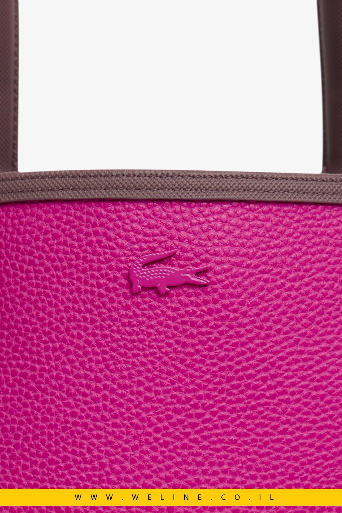 תיק Tote דו-צדדי Lacoste Anna Reversible עם נרתיק - WELINE.CO.IL