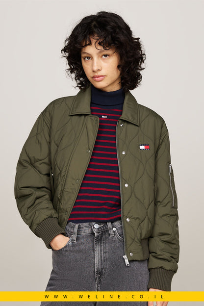מעיל בומבר מרופד בעיצוב מיוחד Tommy Jeans